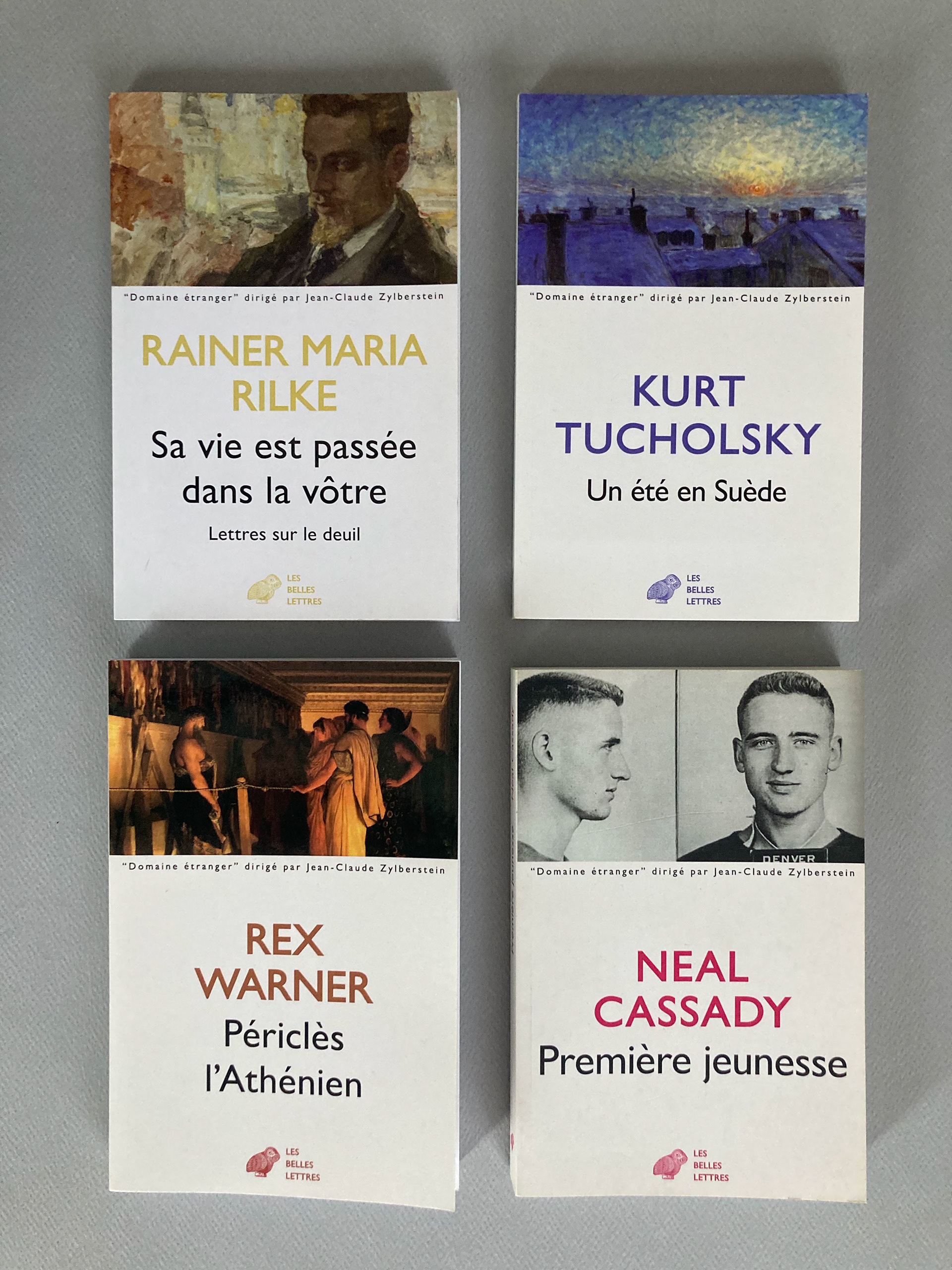 “Domaine étranger”, dirigée par Jean-Claude Zylberstein, 125x190, Les Belles Lettres
