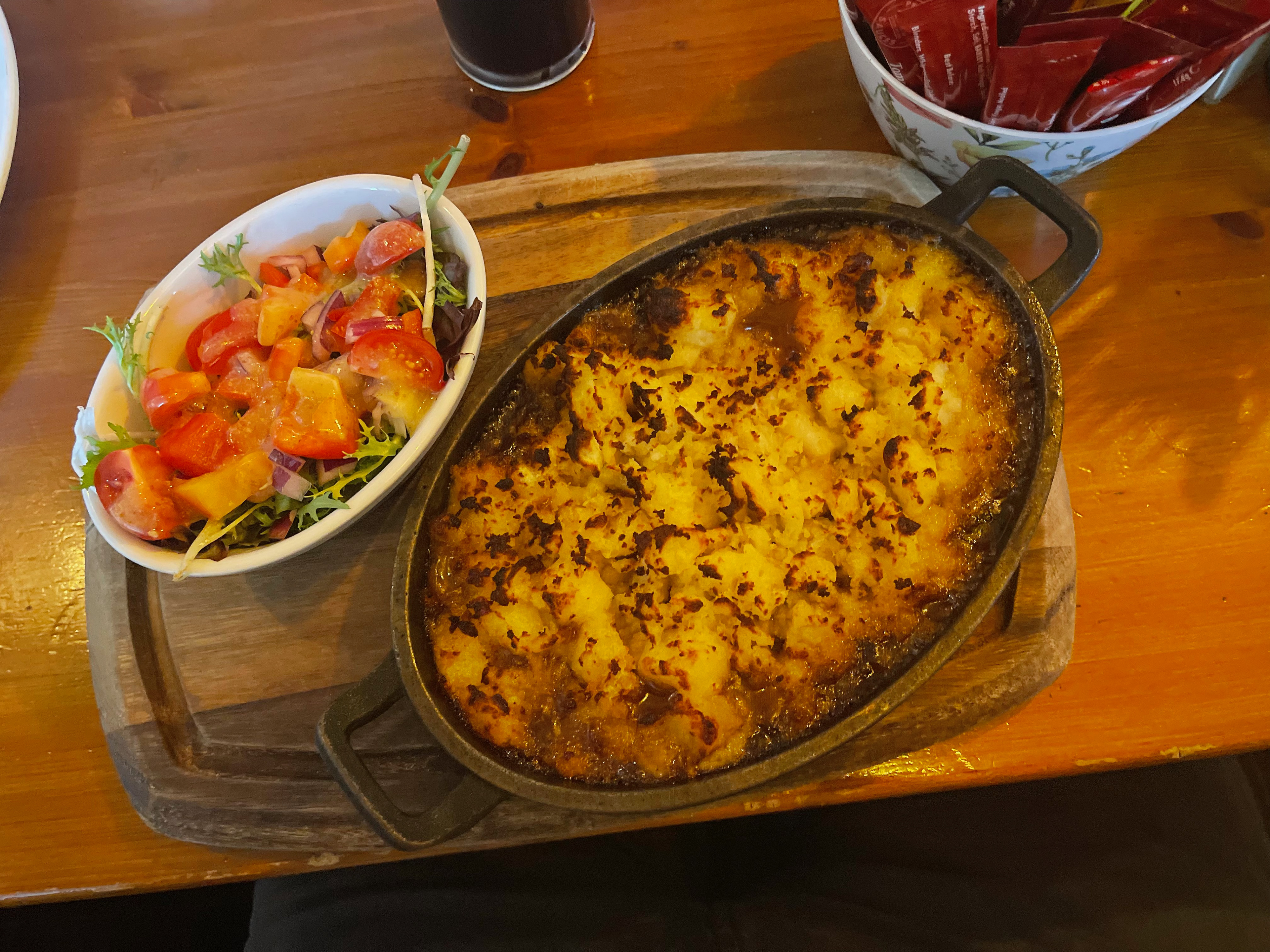 Shepard's Pie was delicious