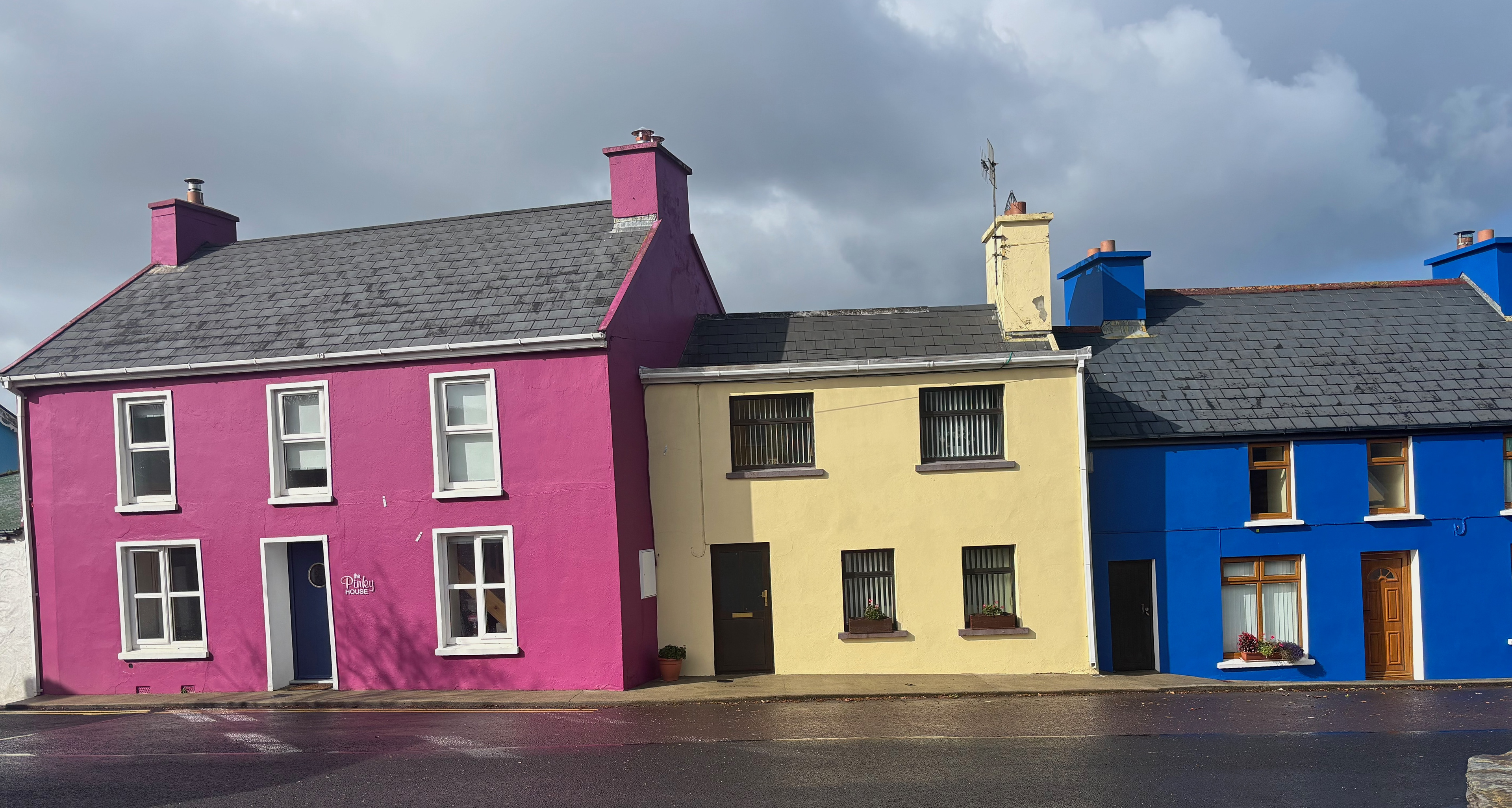 Beautiful villages along the route.