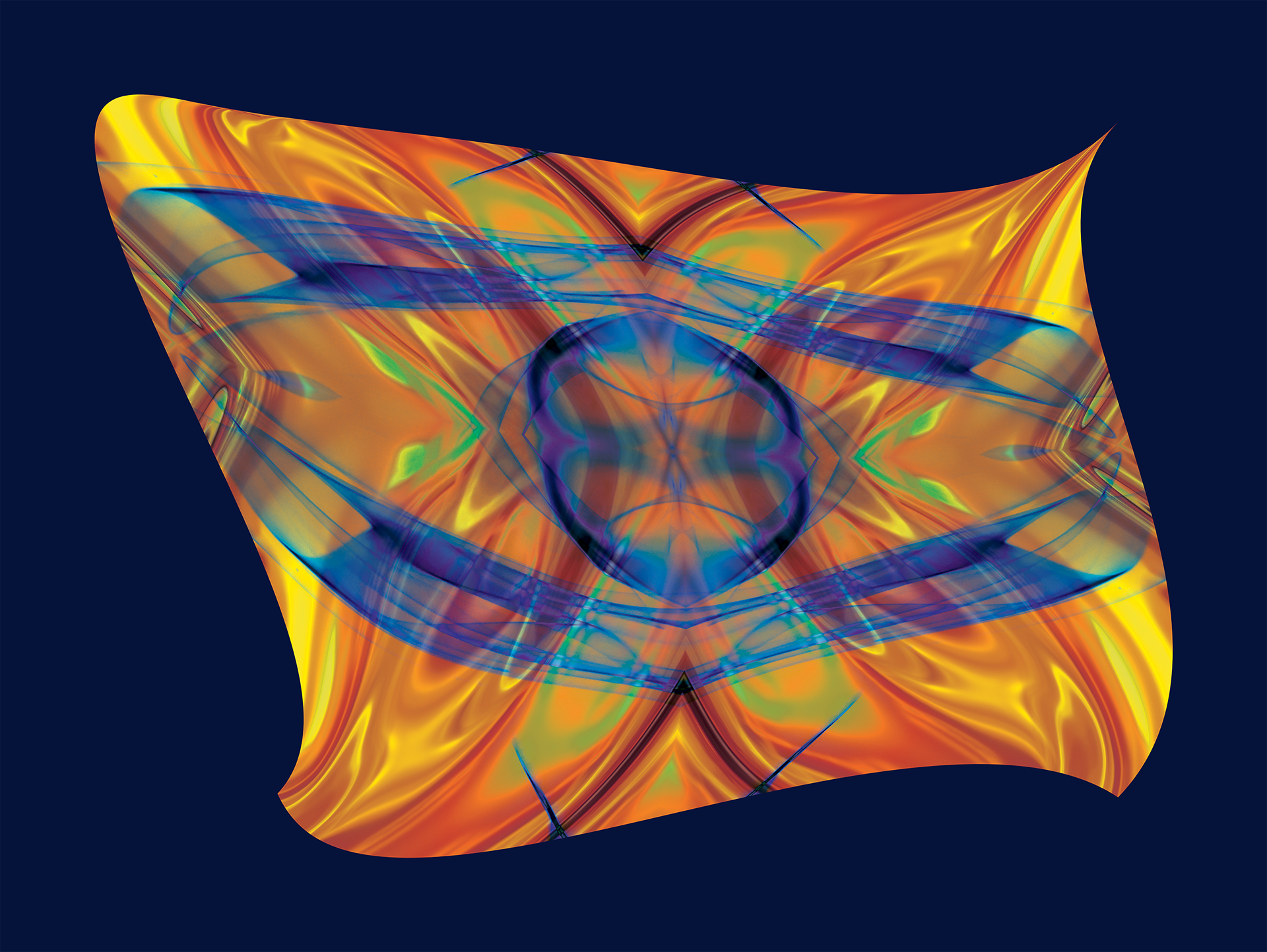love orange & blue