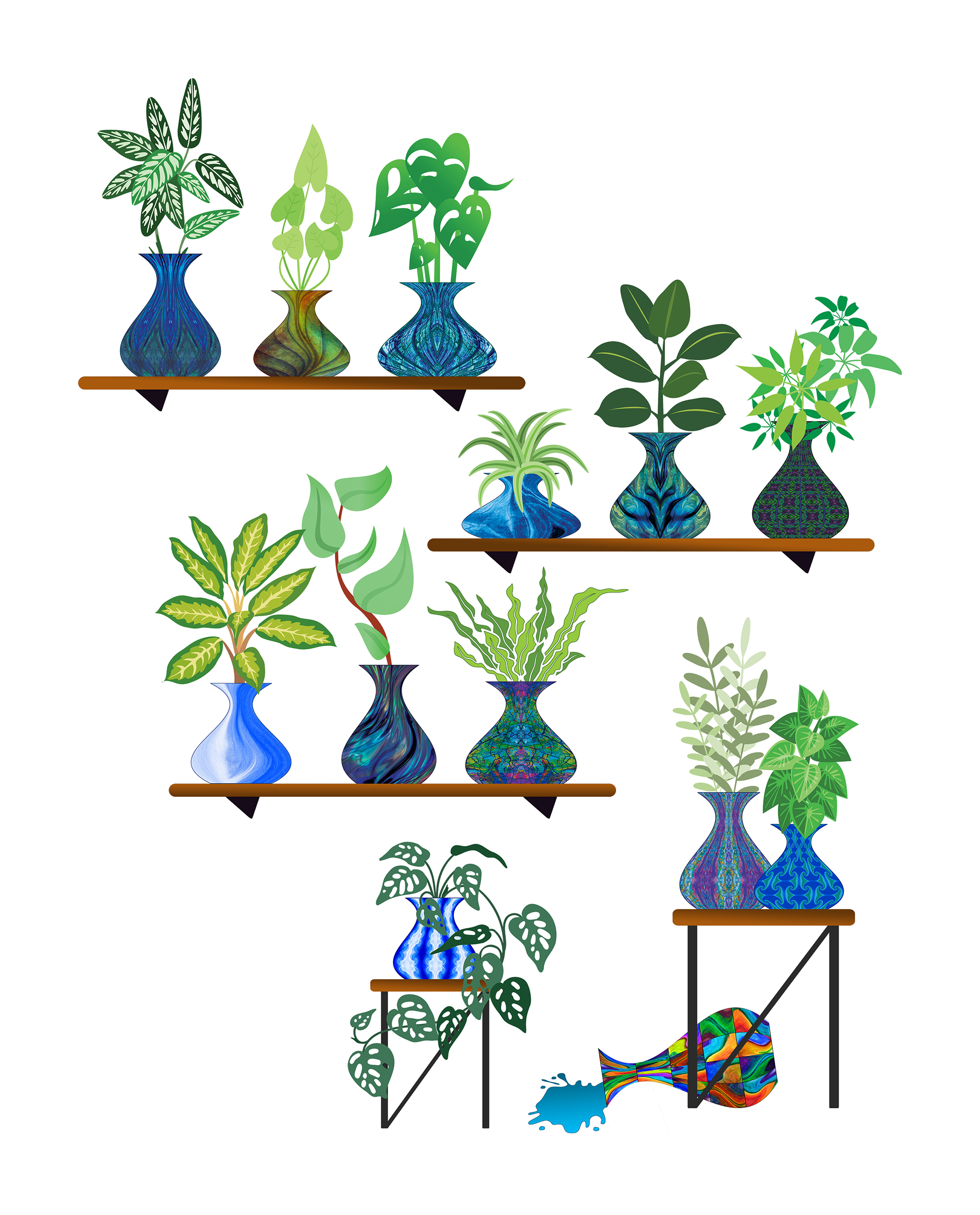 plants & pots