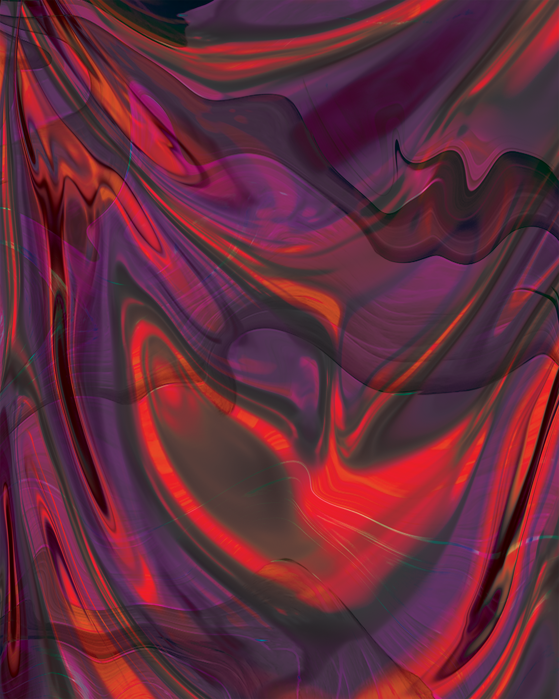 purple & red splash
