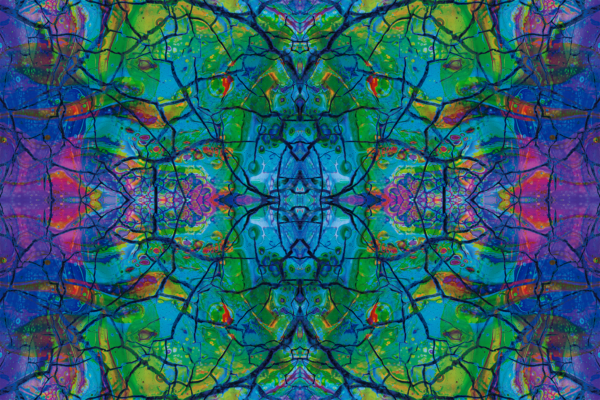 cracked colour