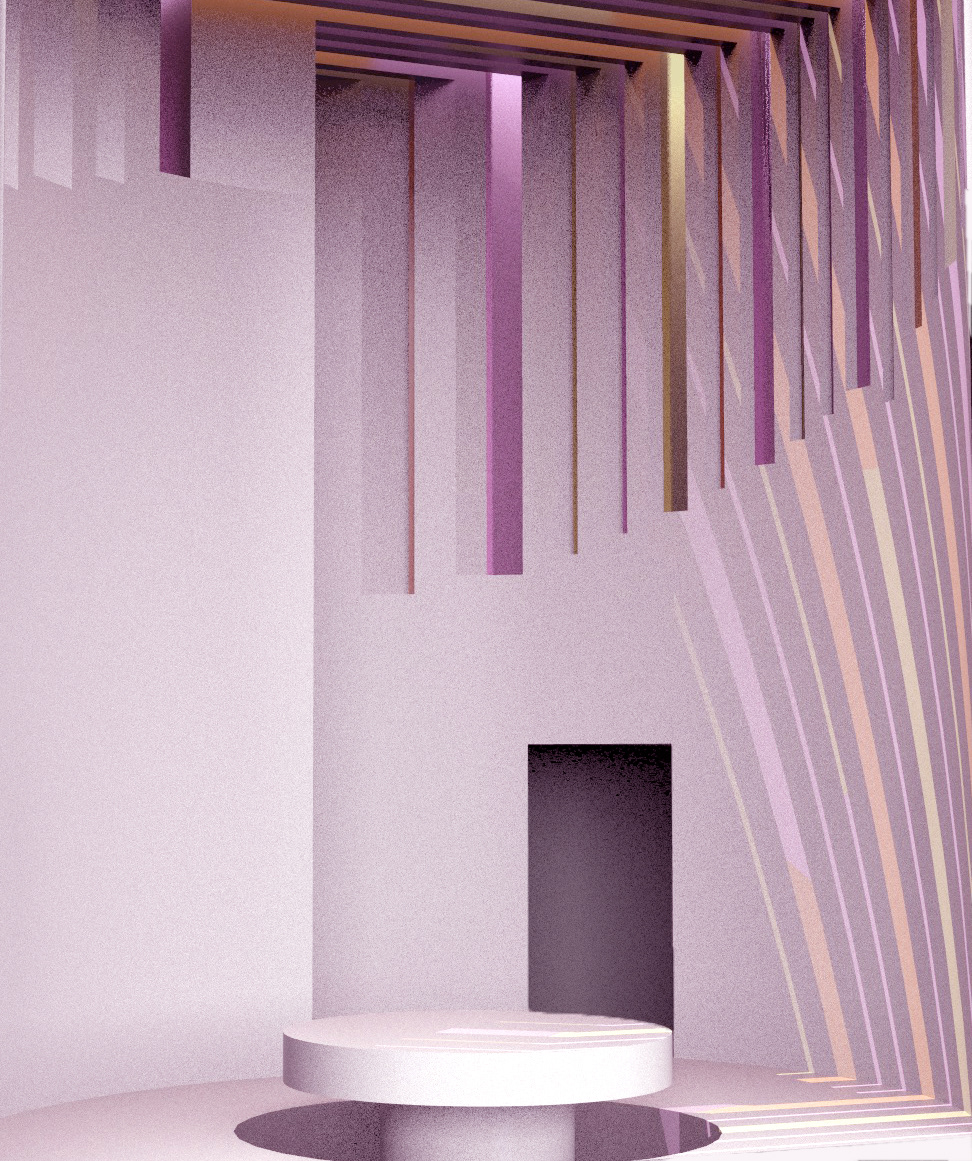 interior teahouse render