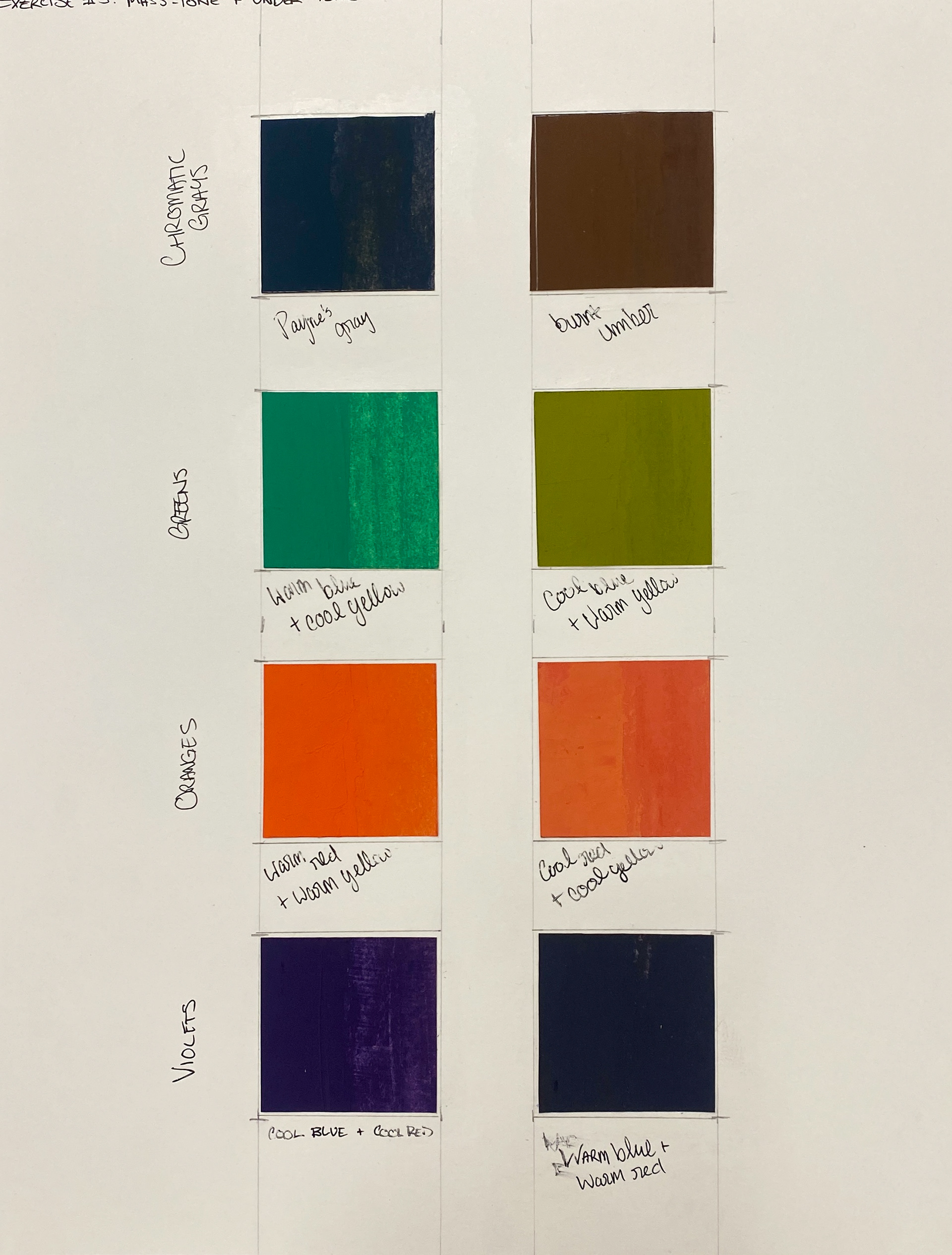 Exercise 3 - Masstone & Undertone