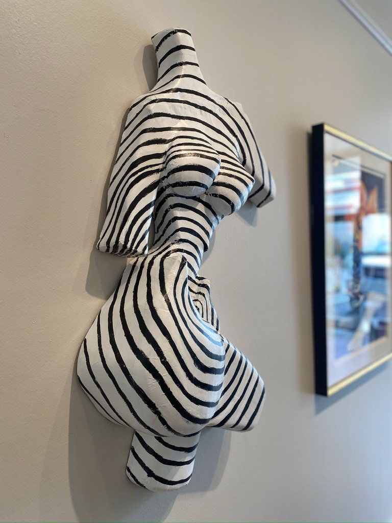 but what was she wearing? | Wood, Construction Foam, Papier Mache, & Acrylic