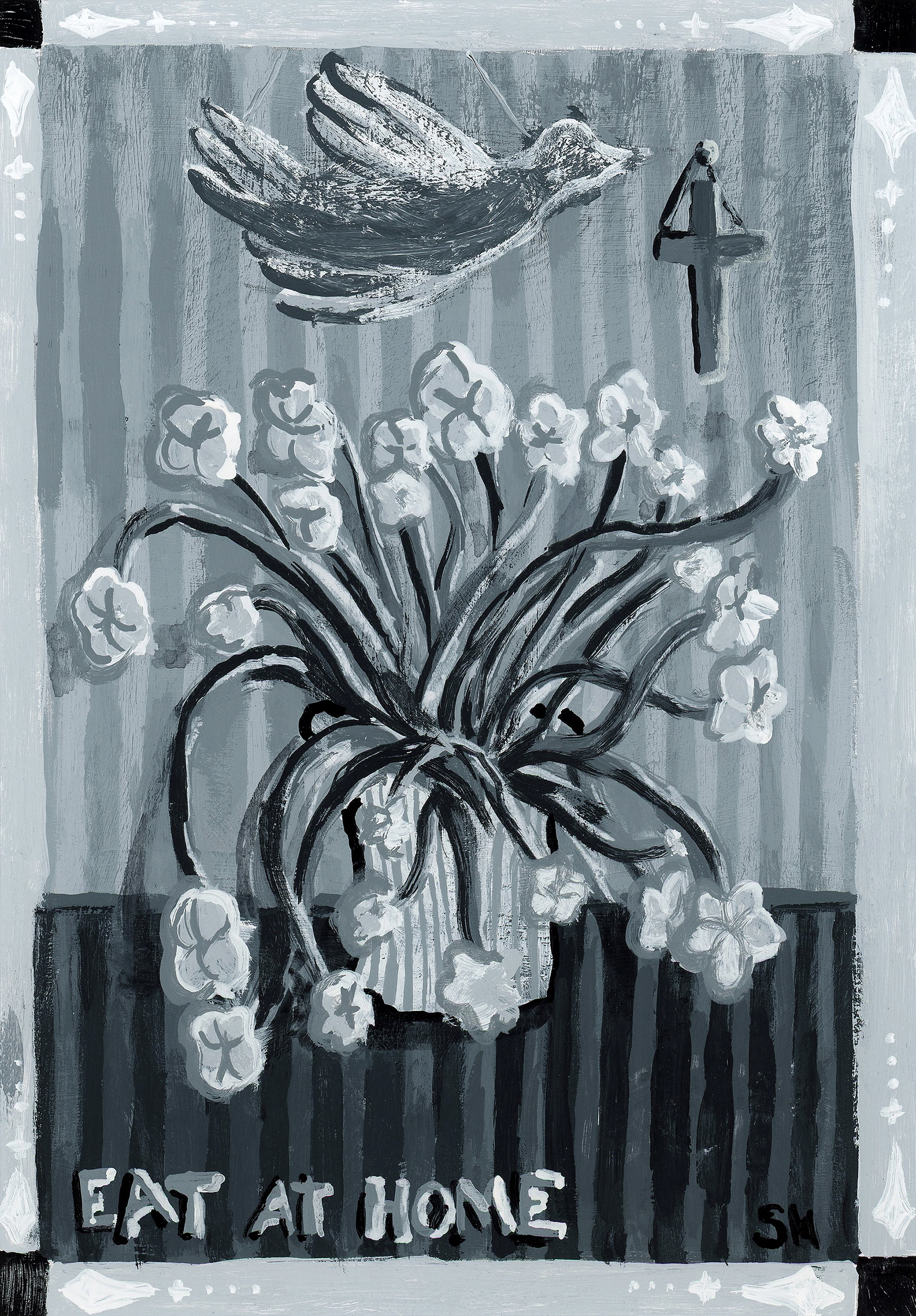 Study #1 - Grayscale Painting