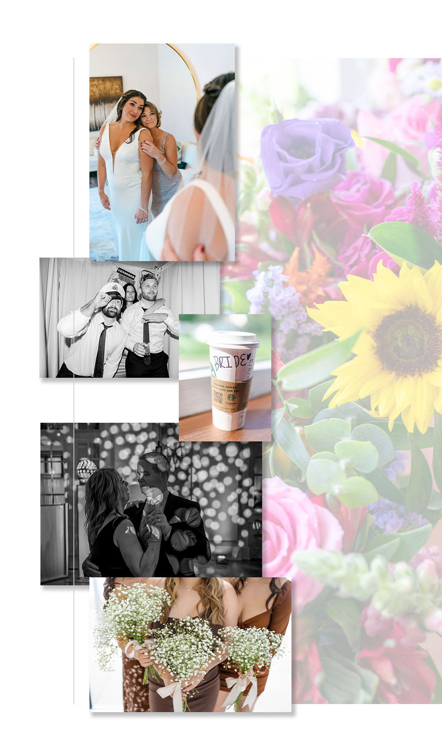 Cleveland wedding photo collage