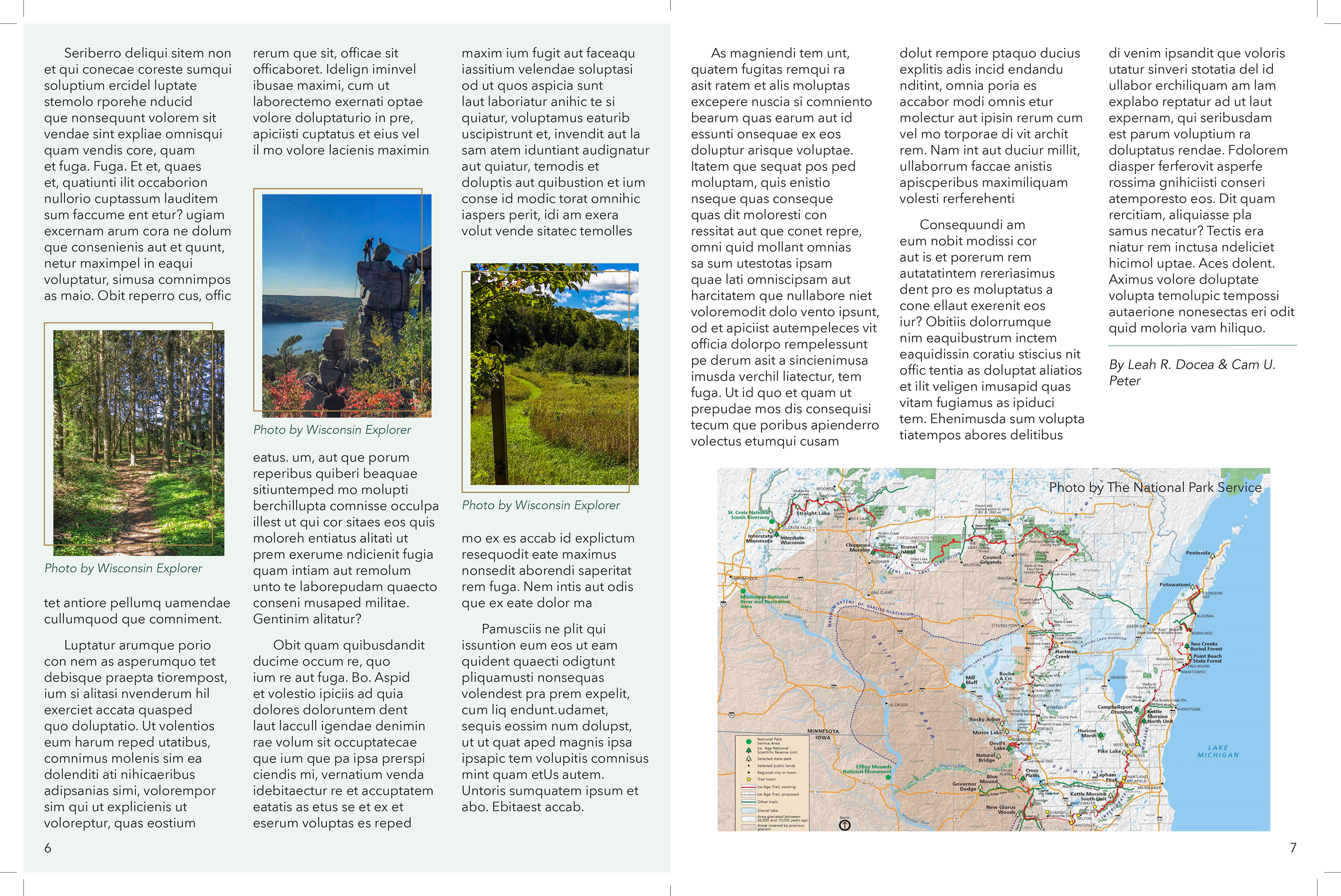 "Magazine Project - Exploring - Pages 6-7" (11/11/2021)