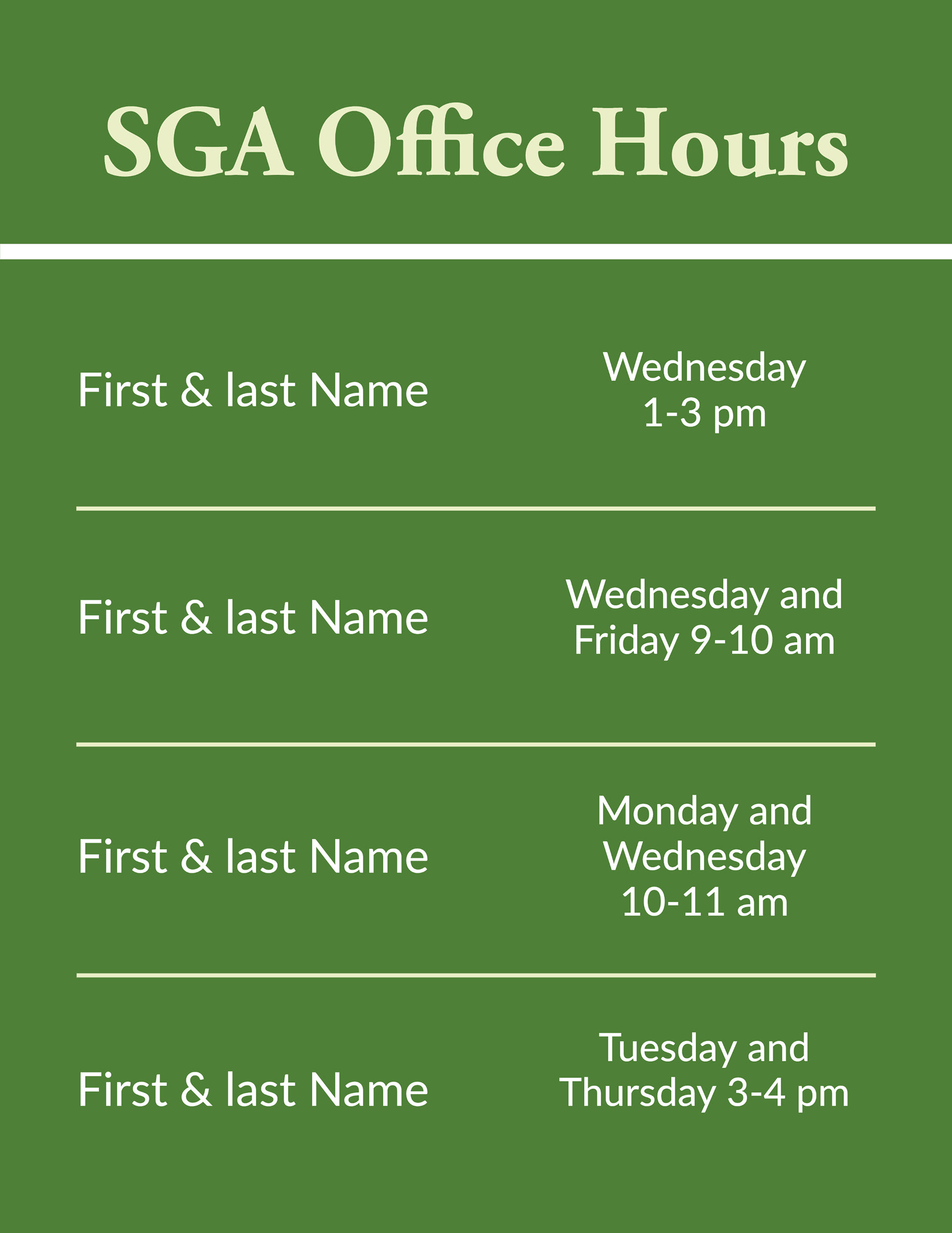"SGA Binder - Office Hours" (9/22/2022)