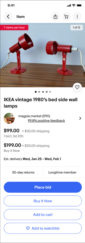 View item page