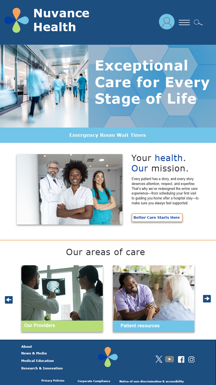 Website Redesign - Mobile