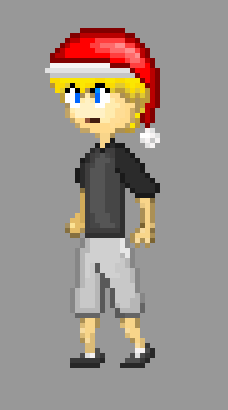 Player Character (literally a pixel version of me based on what I was wearing that day)