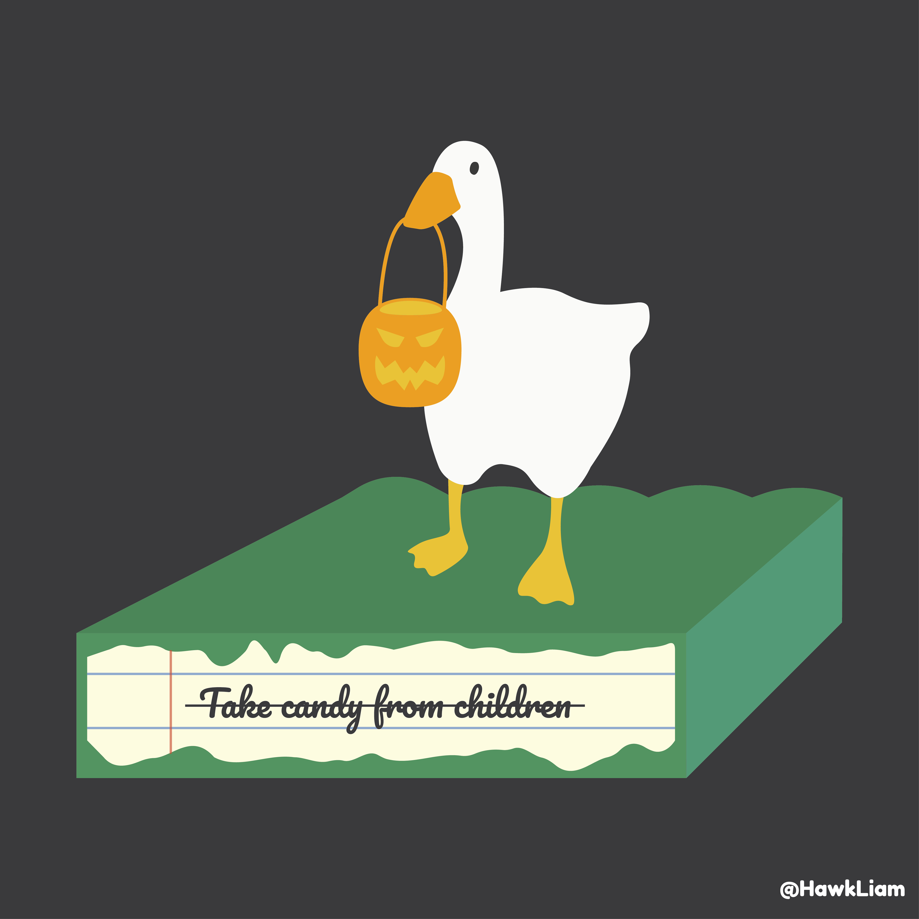 Untitled Goose Game Halloween