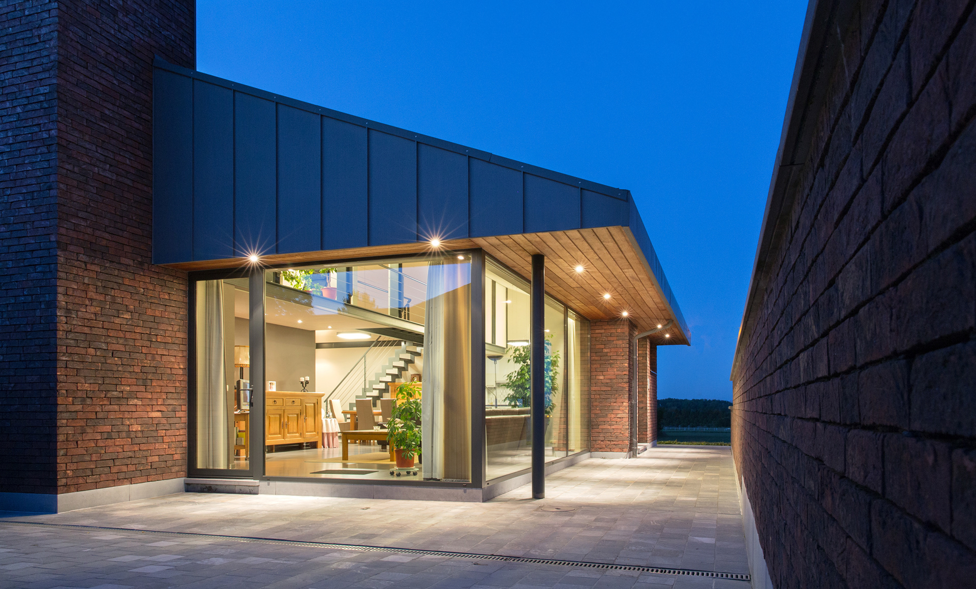 Architectuurfotograaf in actie in Lede