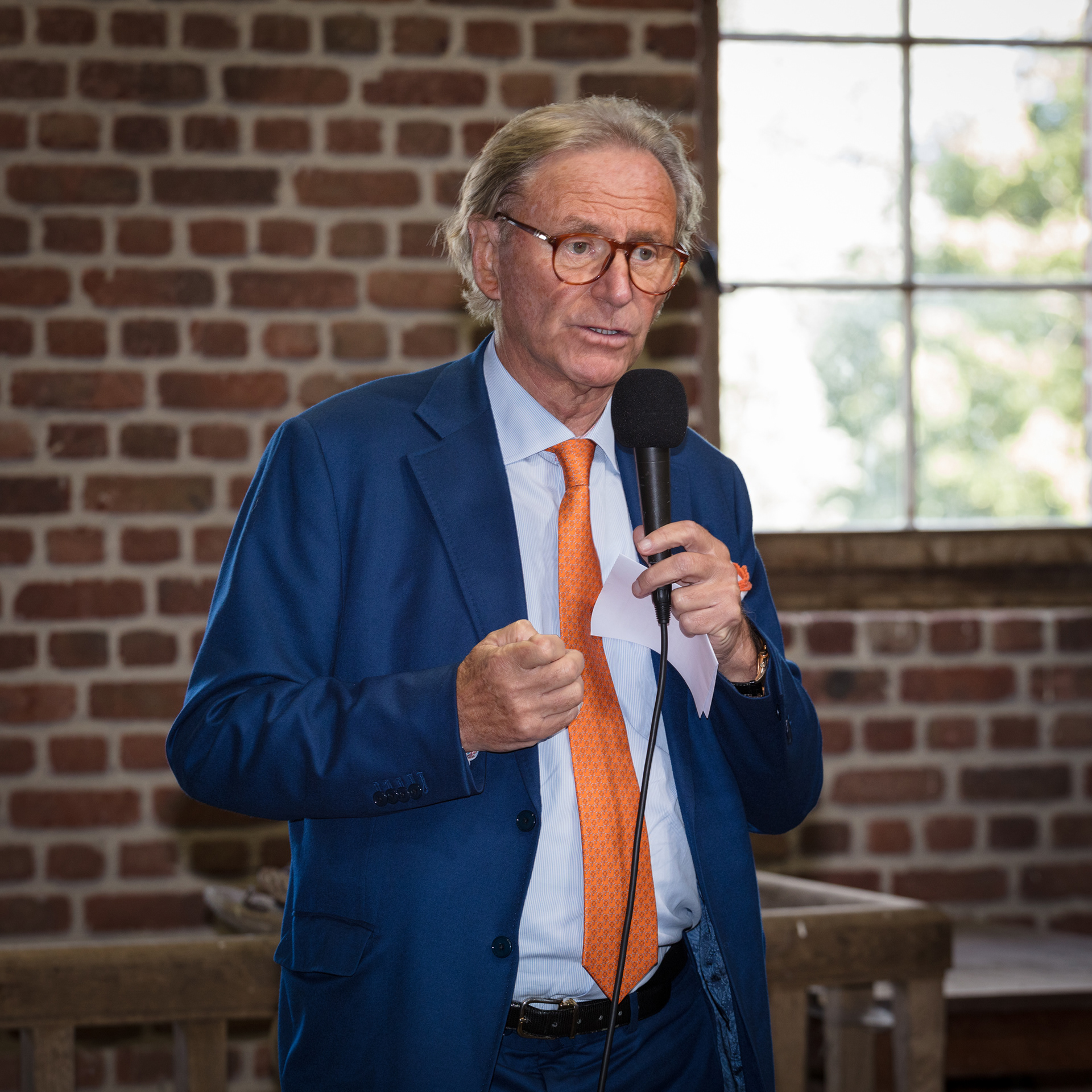 Willy Naessens spreker voor UNIZO Oost-Vlaanderen