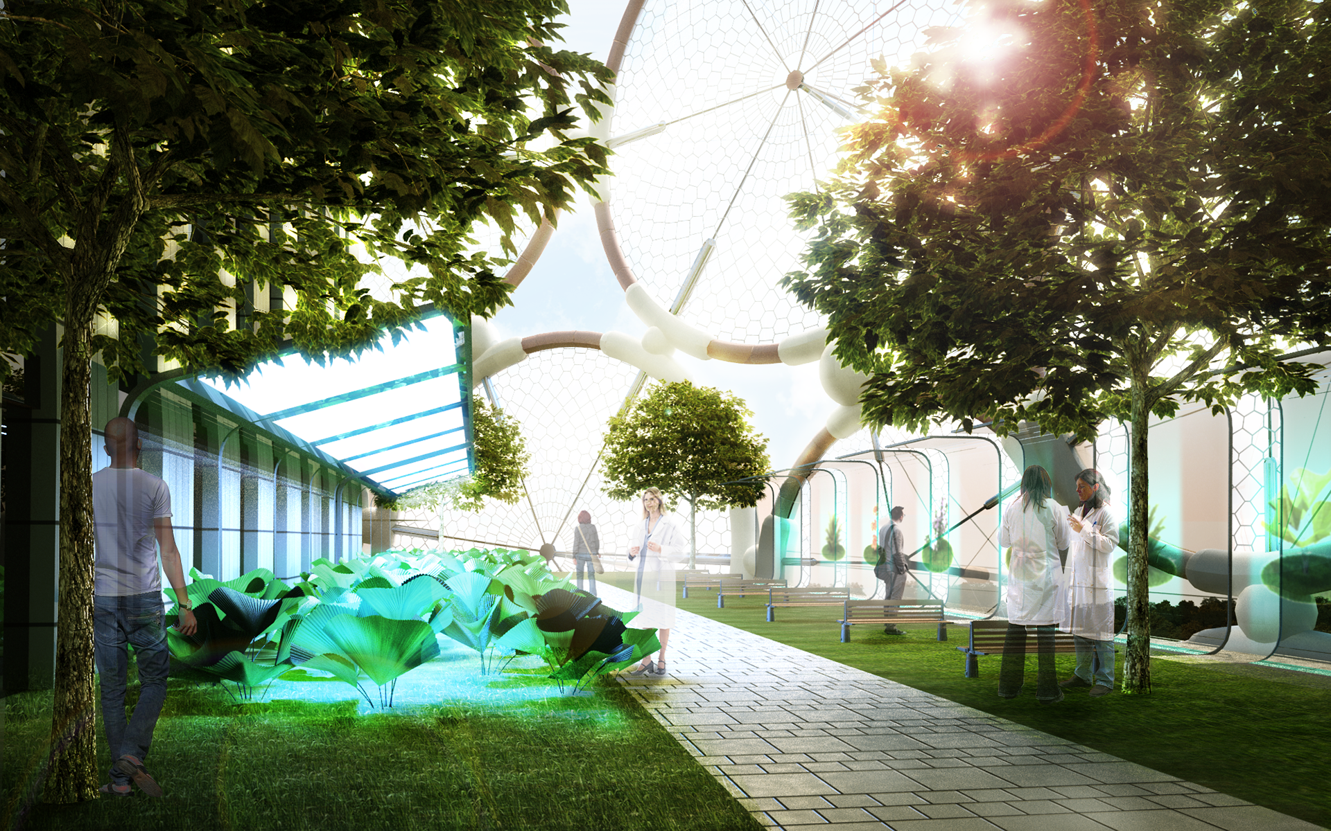 The Research Area will Serve as a Botanic Garden for the Public