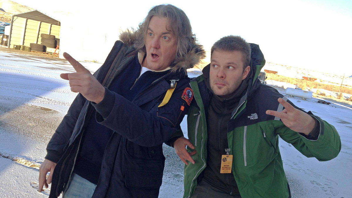 Behind the Scenes of BBC's Top Gear with host James May.