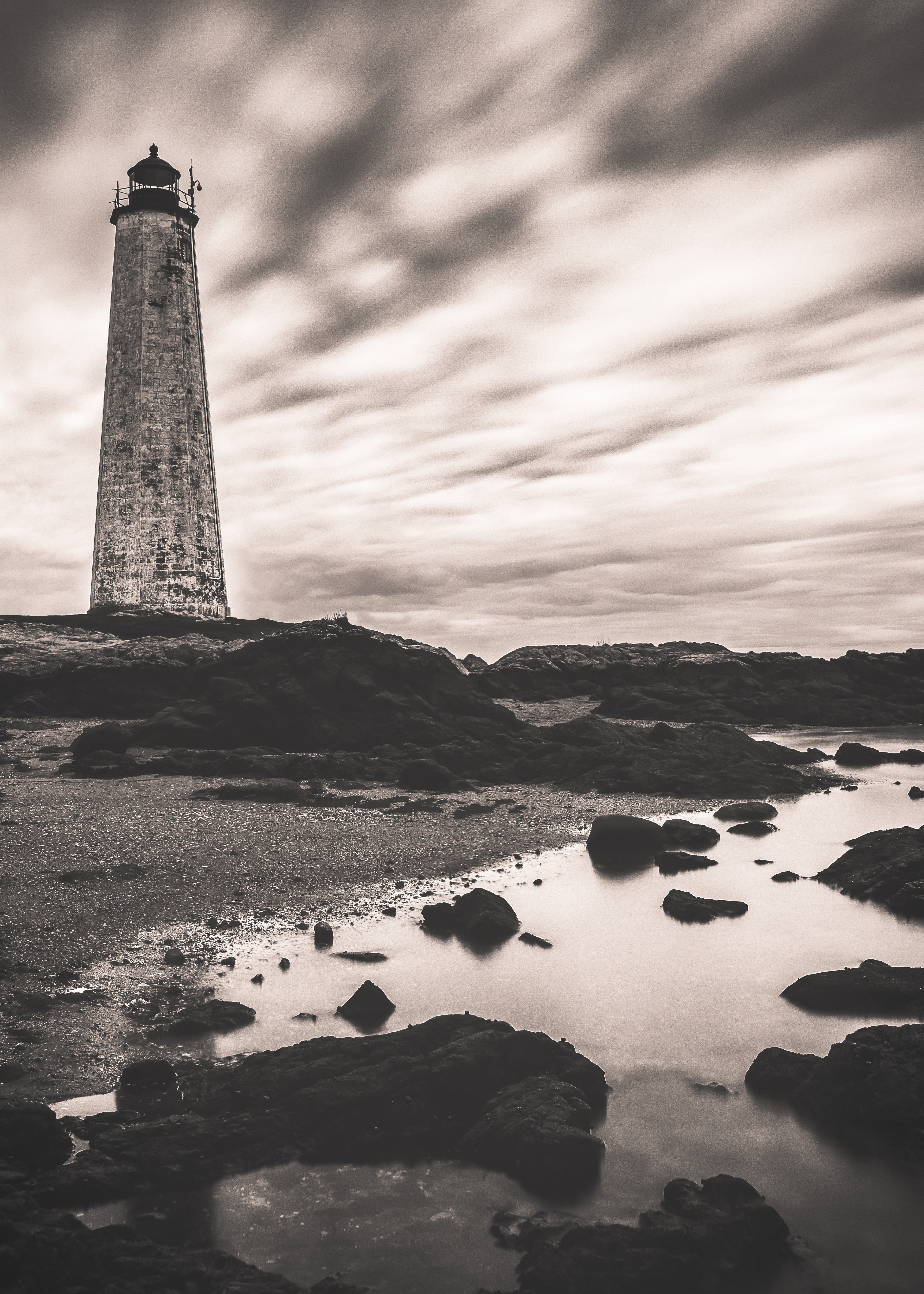 Light House Black & White
