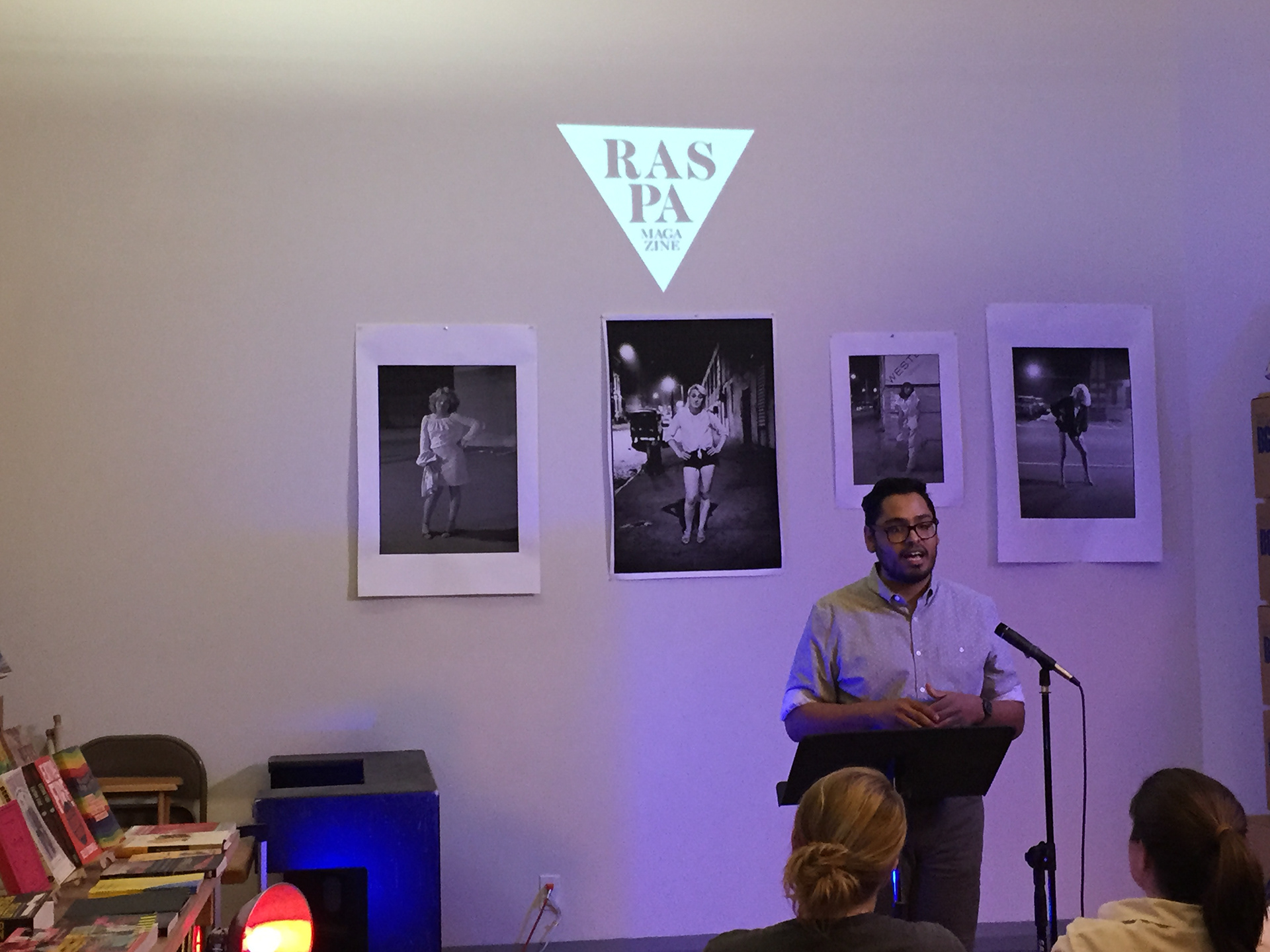 Poetry reading at Bureau of General Services - Queer Division, New York, 2014