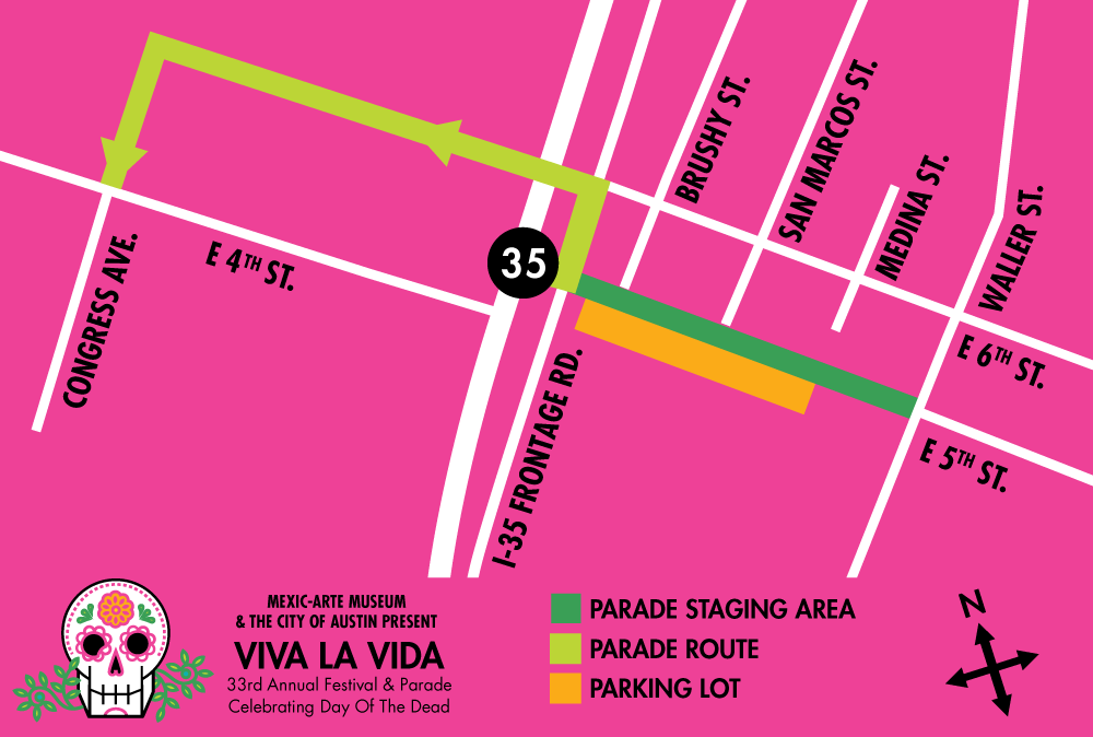 Parade route map
