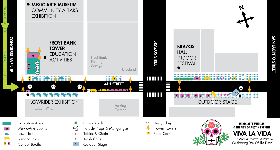 Festival grounds map