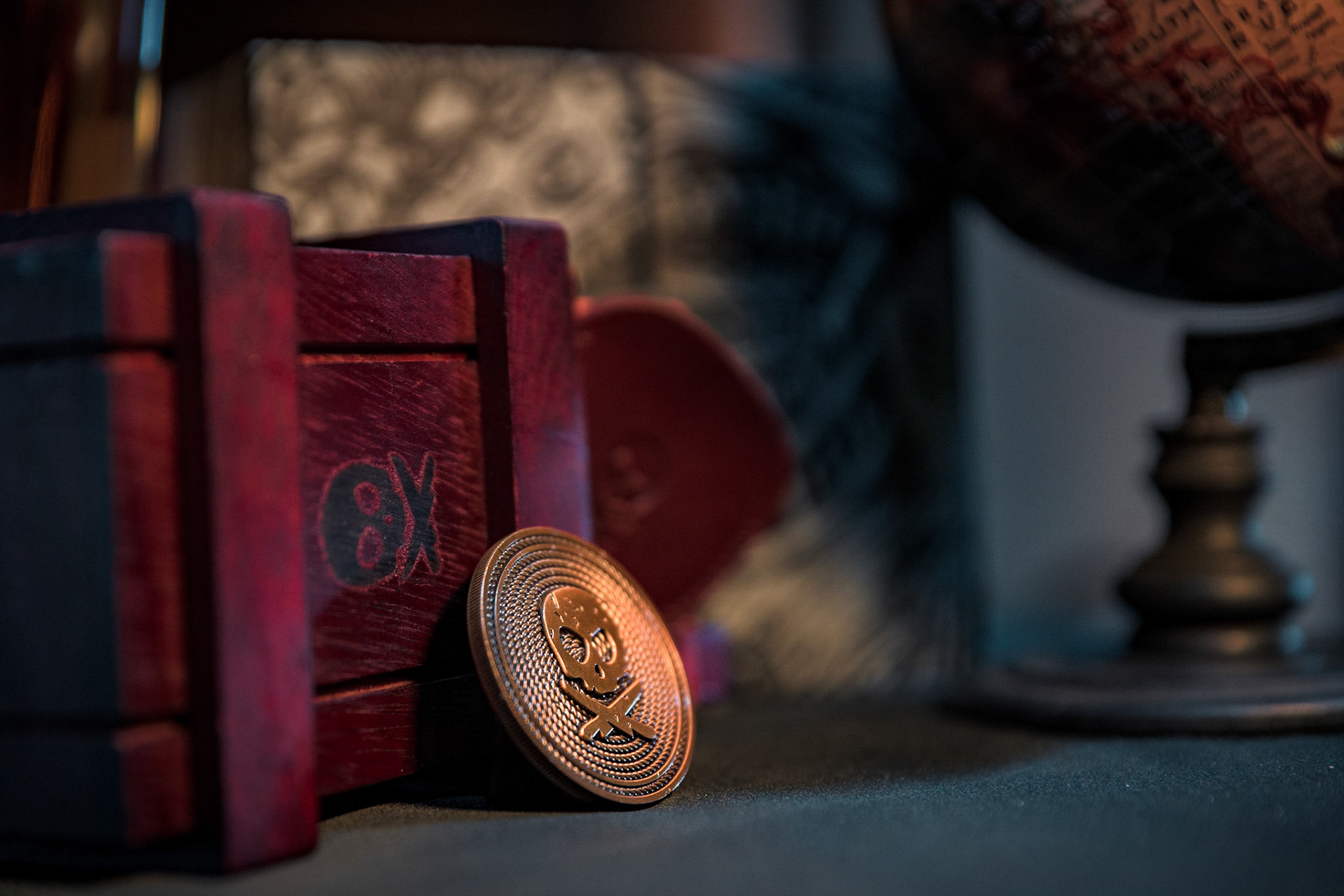 Pete's Pirate Life - Coin Photoshoot