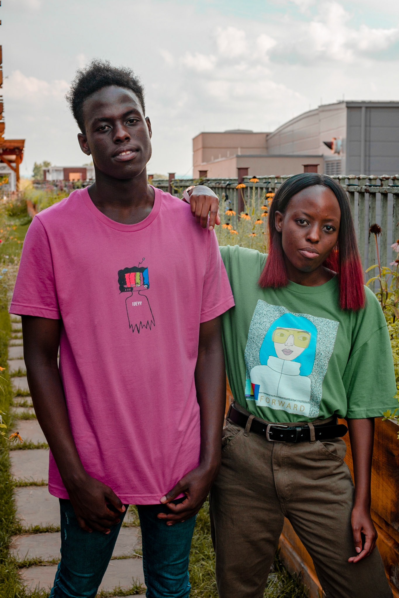 Elvin and Stacey, for their collaborative mental health awareness clothing brand, Iveyy.