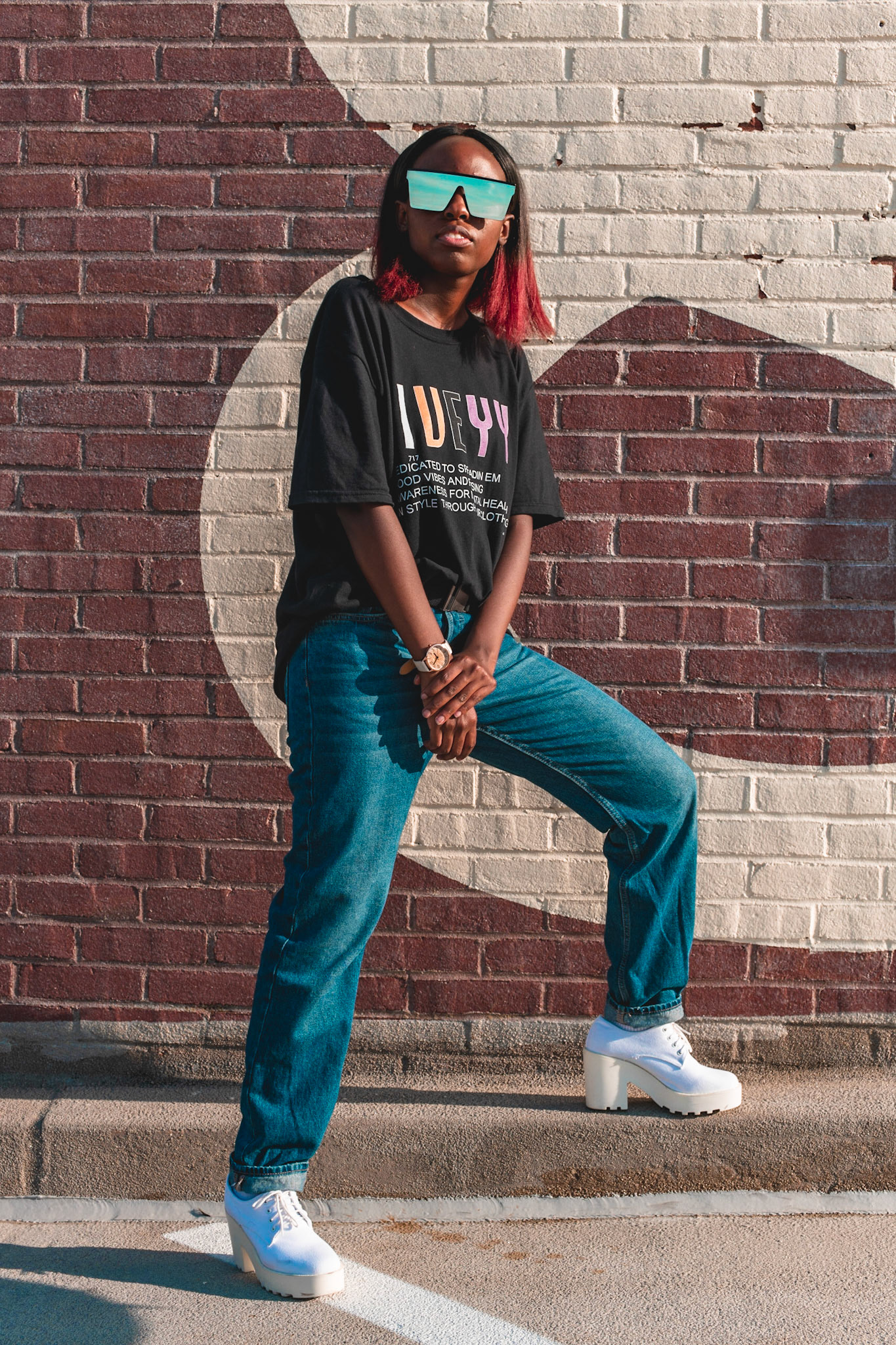Stacey, for her collaborative mental health awareness clothing brand, Iveyy.