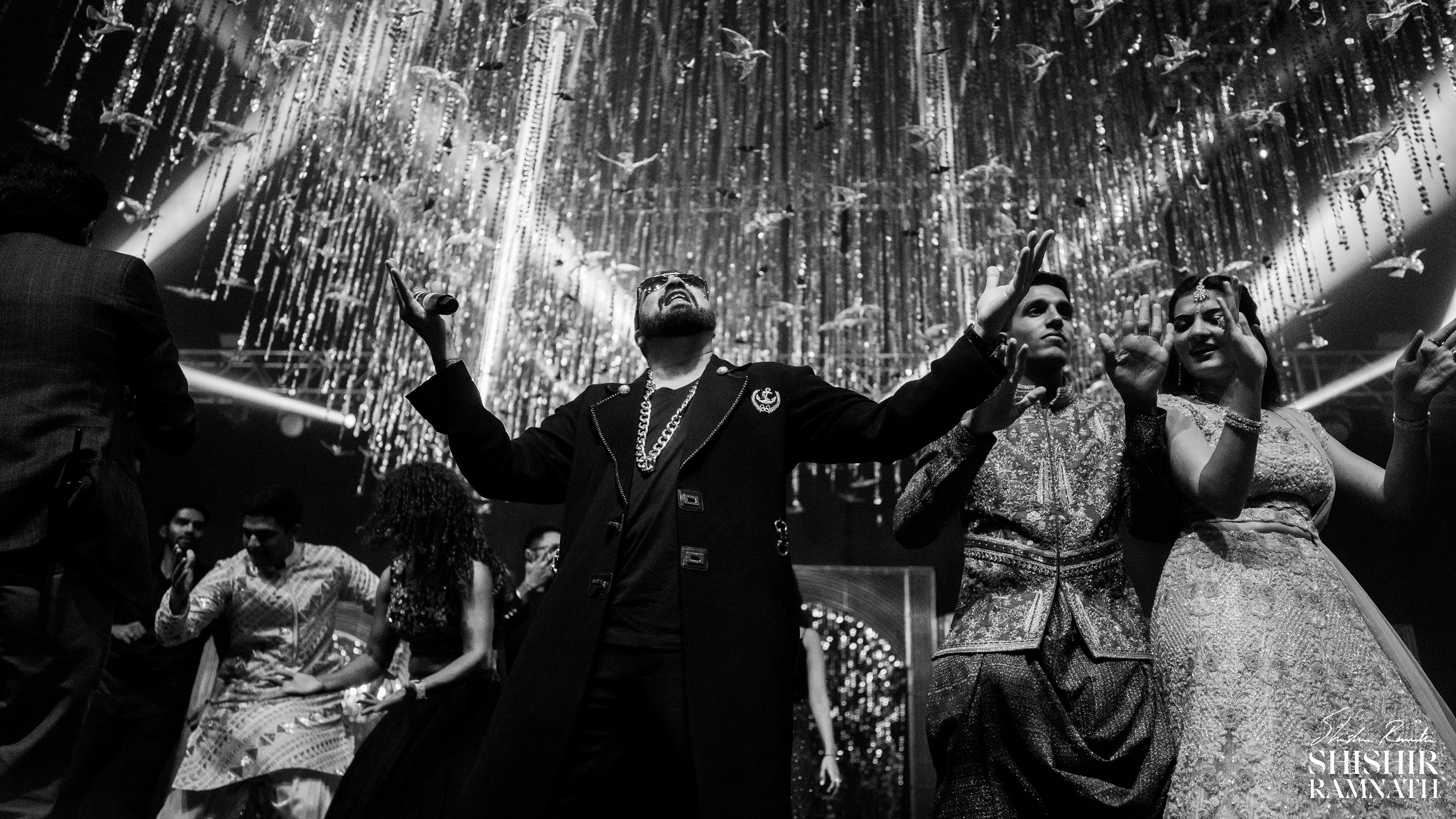 singer mika singh performs at a destination wedding in full vigour