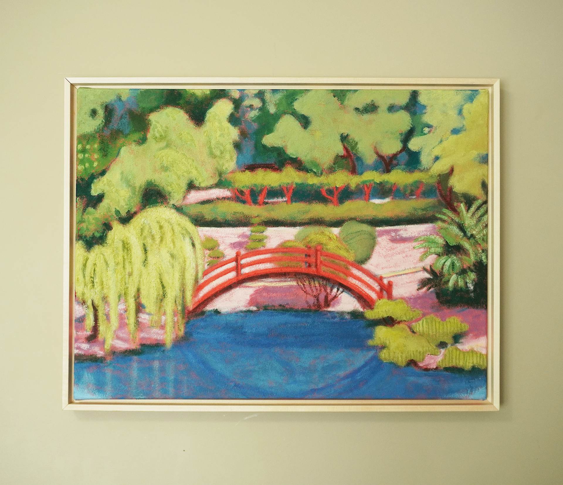 Huntington Japanese Garden, Acrylic 2025