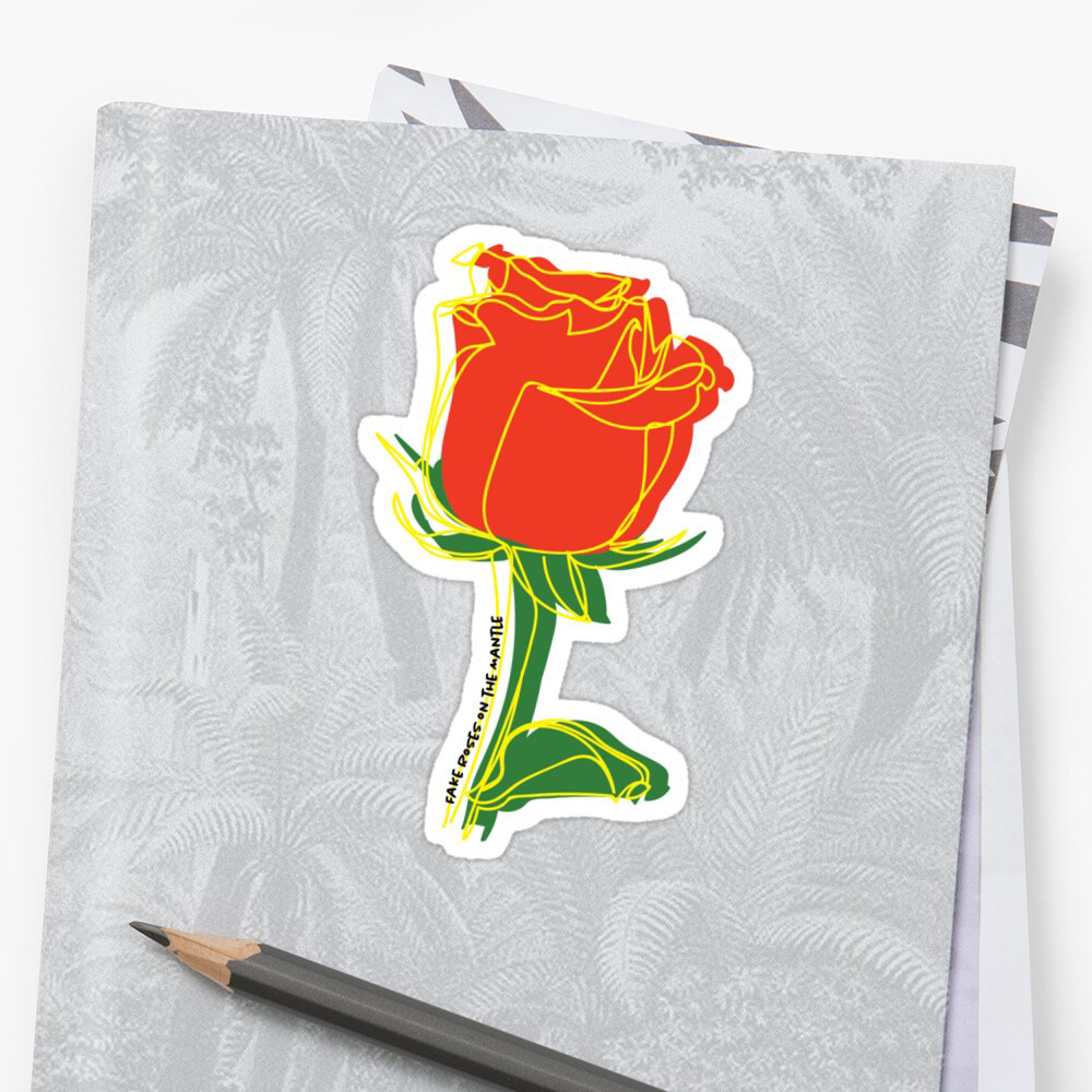 The Lone Bellow sticker. Image provided by Redbubble