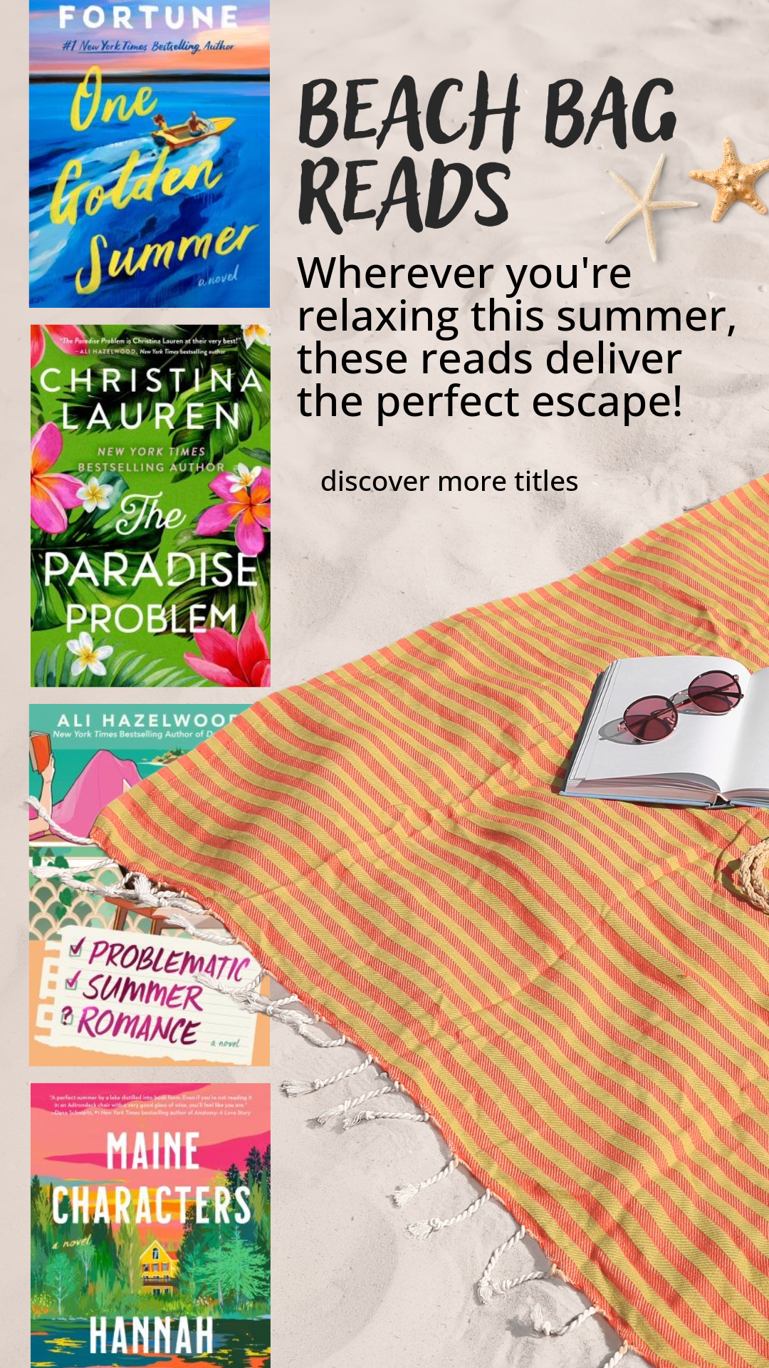 social media story promoting a reading list