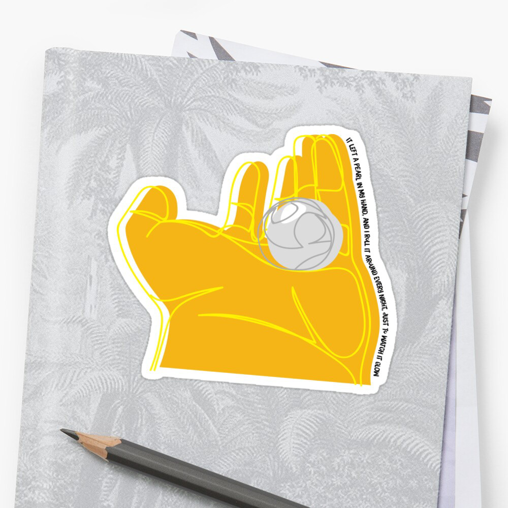 Mitski sticker. Image provided by Redbubble