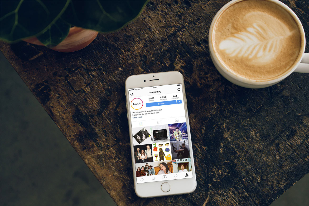 Instagram mock up