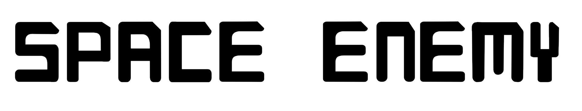 My second font is called "Space Enemy"