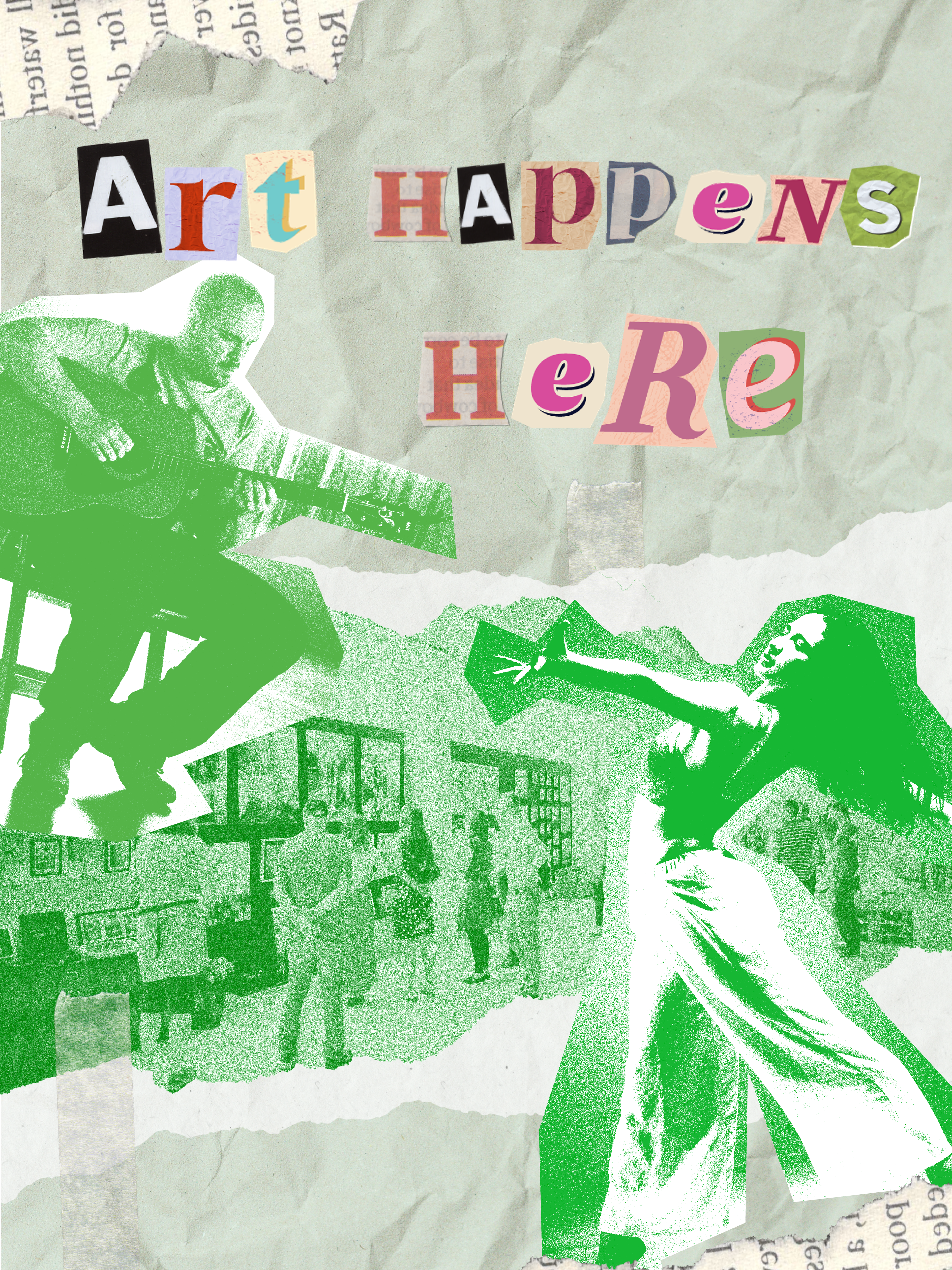 Art Happens Here Collage