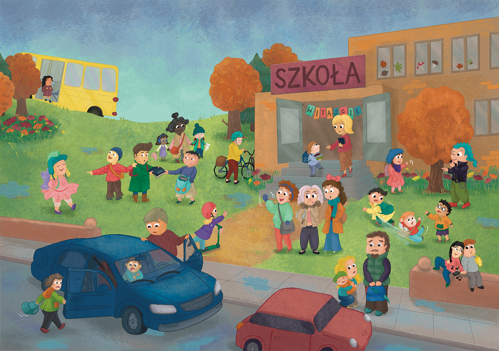 "Małe Charaktery" rozkładówka Kama Towcik