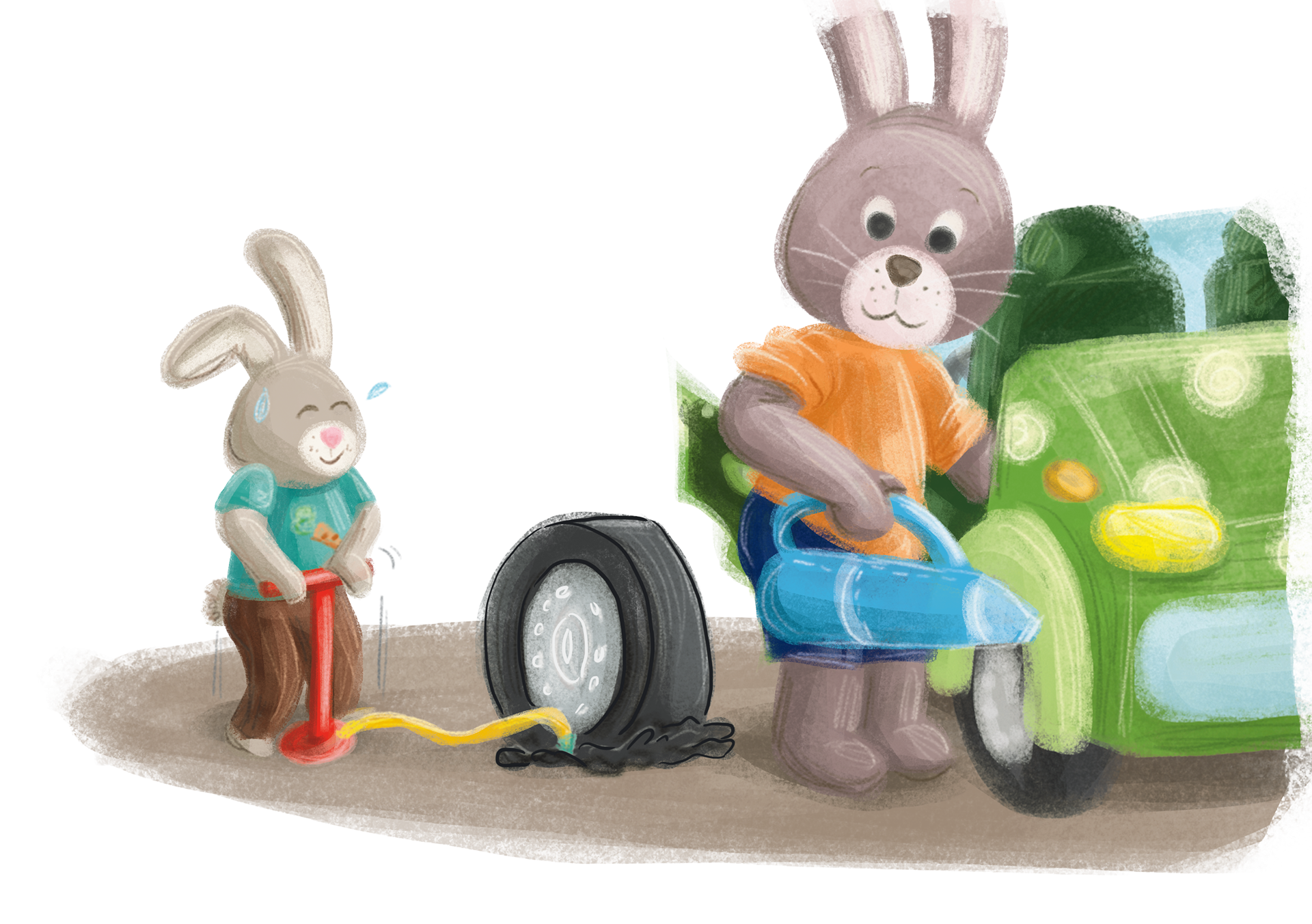 "Mały diagnosta" ilustracje Kama Towcik