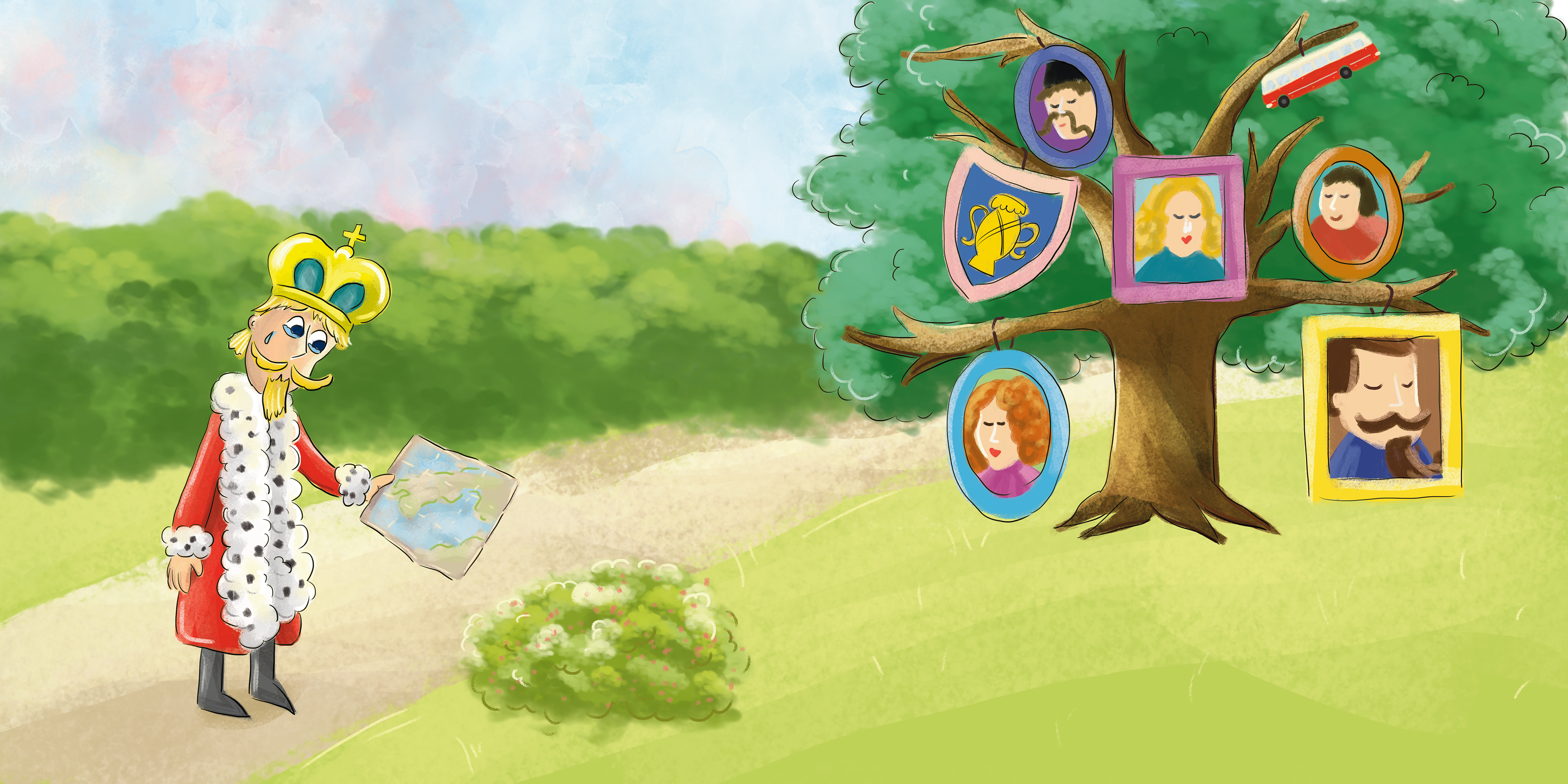 "Ogórkiem po Warszawie" ilustracje Kama Towcik