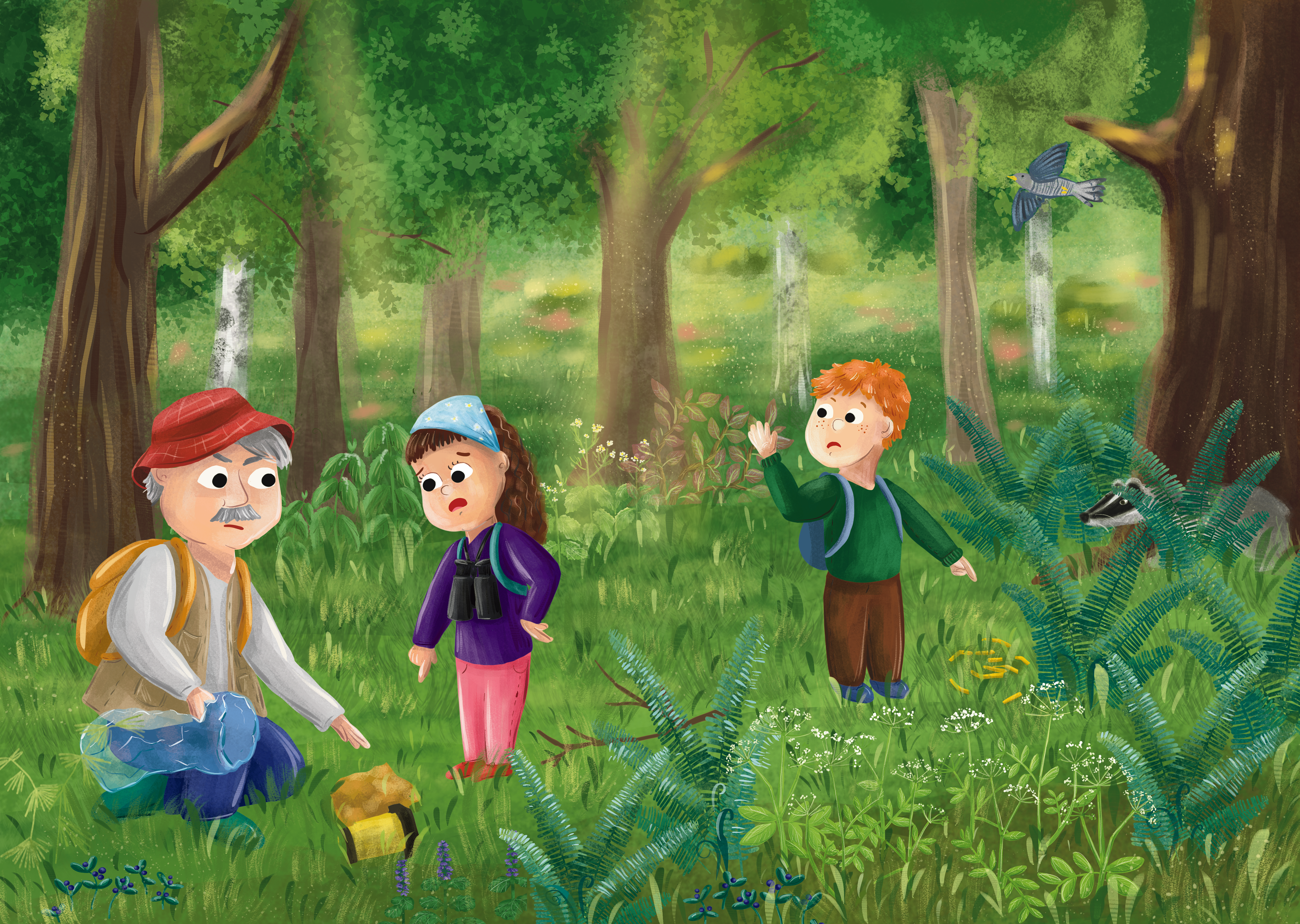 "Bruno & Mara" ilustracje Kama Towcik