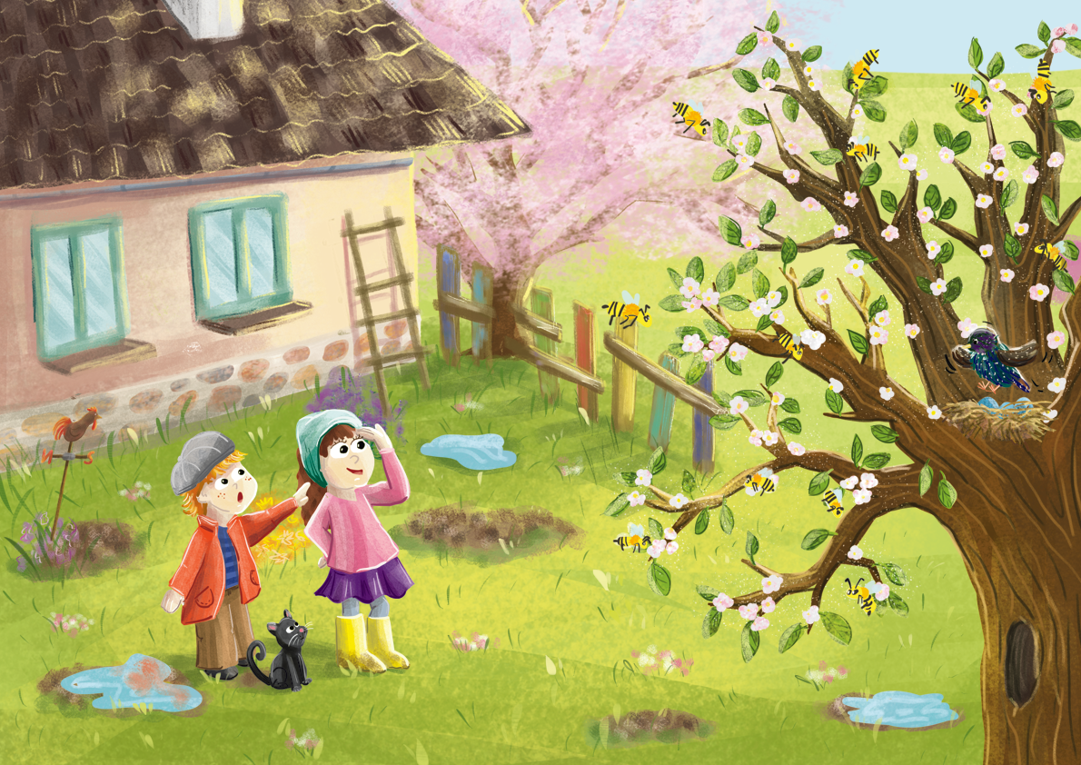 "Bruno & Mara" ilustracje Kama Towcik