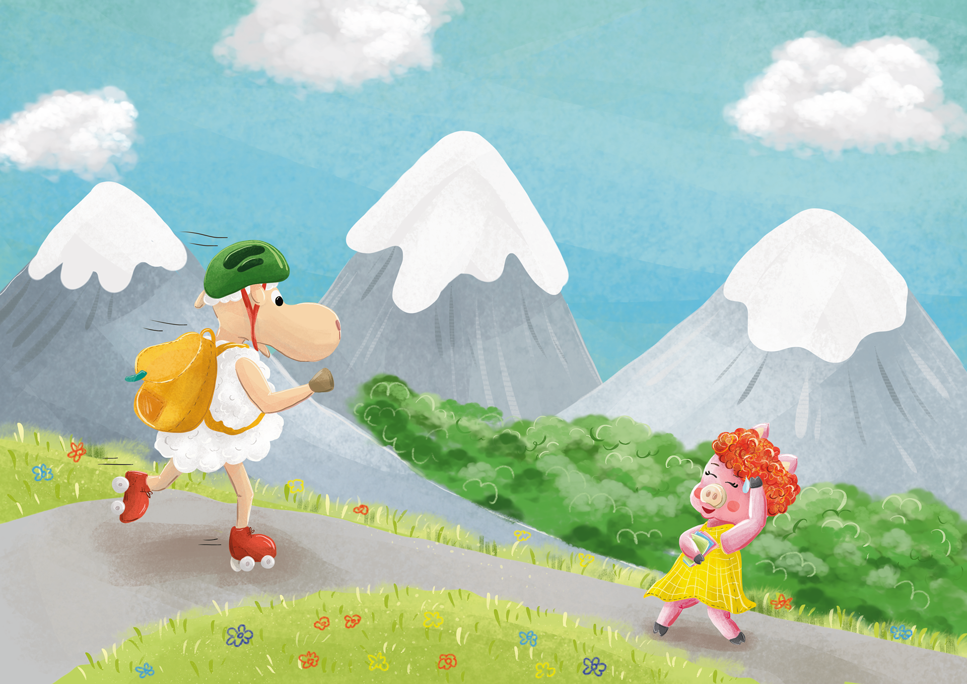 Seria o Baranku Tulinku. Ilustracje Kama Towcik