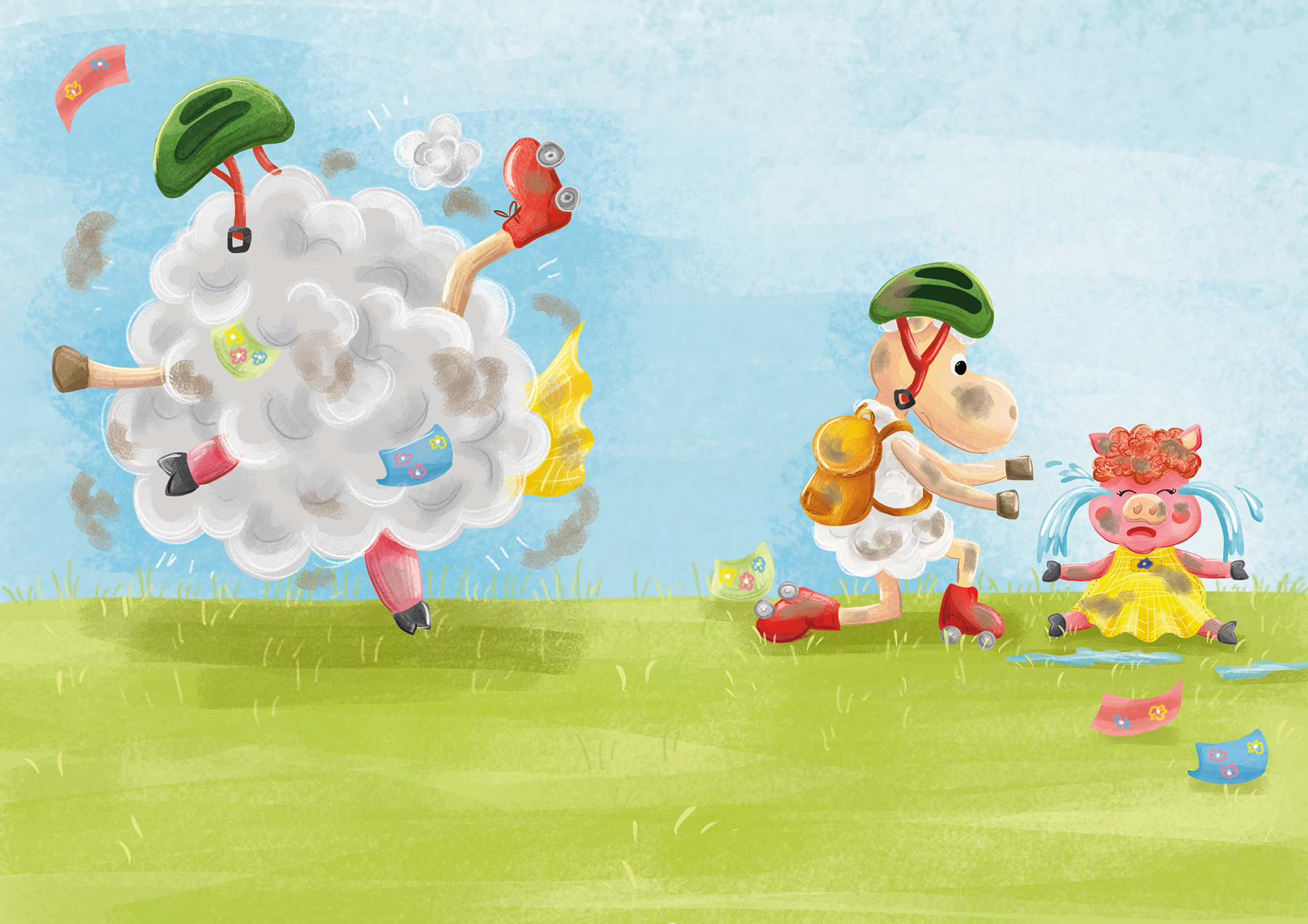 Seria o Baranku Tulinku. Ilustracje Kama Towcik