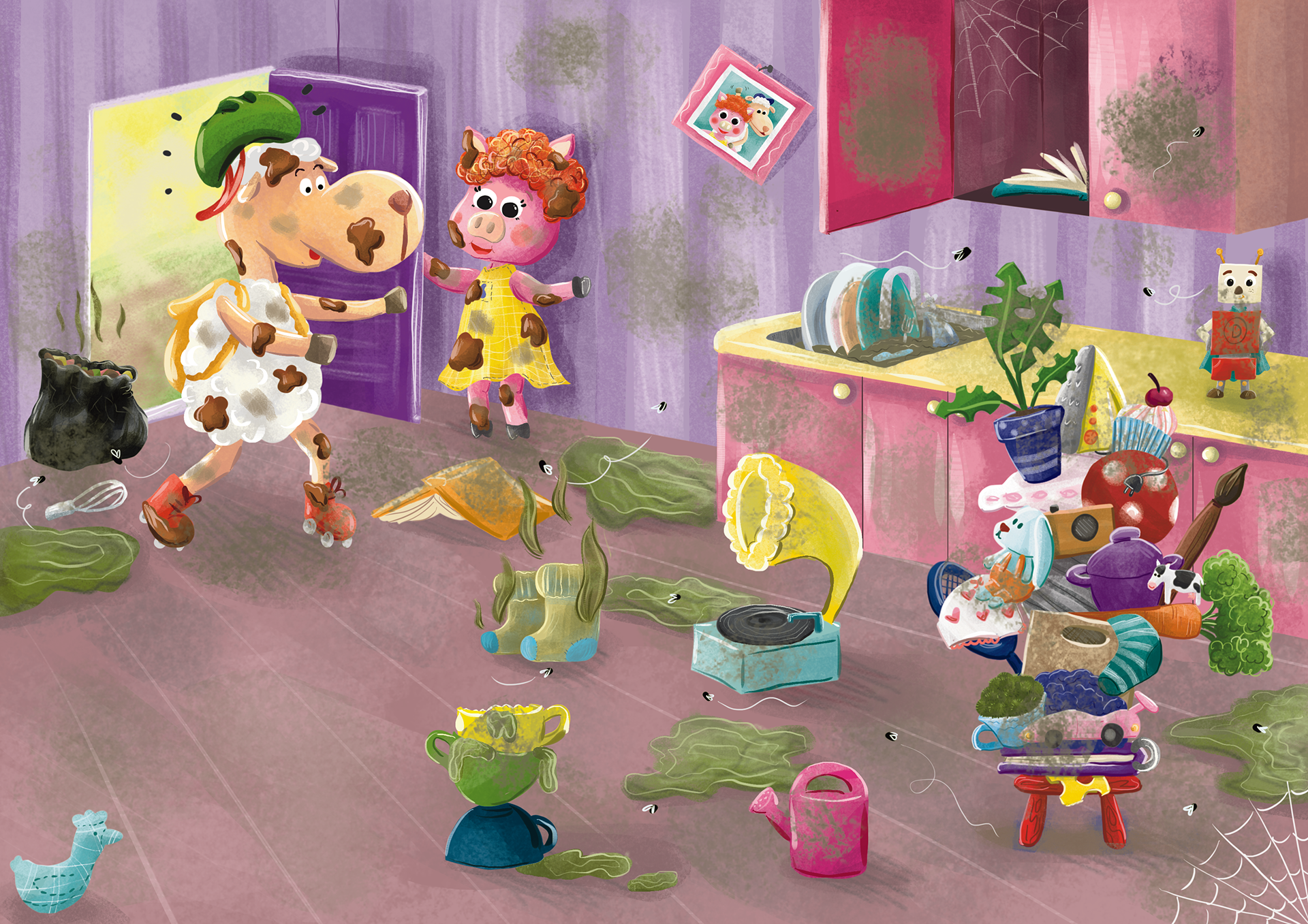 Seria o Baranku Tulinku. Ilustracje Kama Towcik