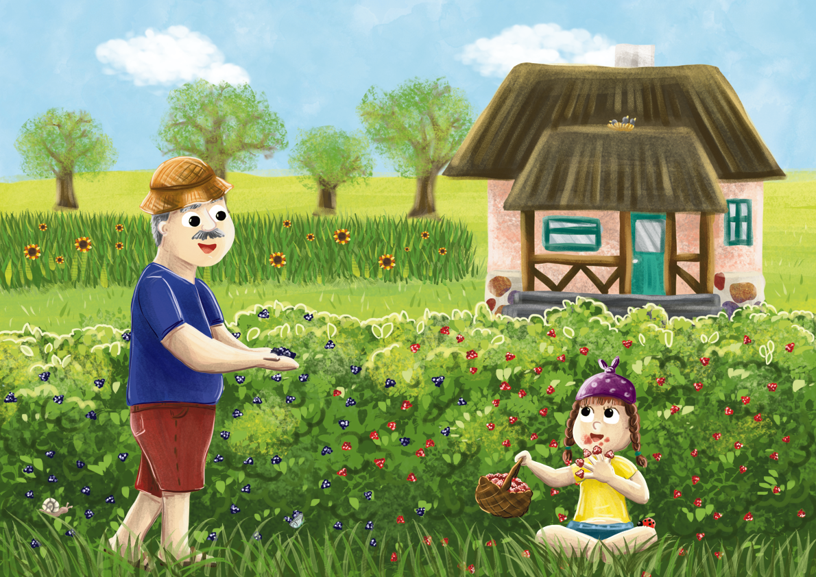 "Bruno & Mara" ilustracje Kama Towcik