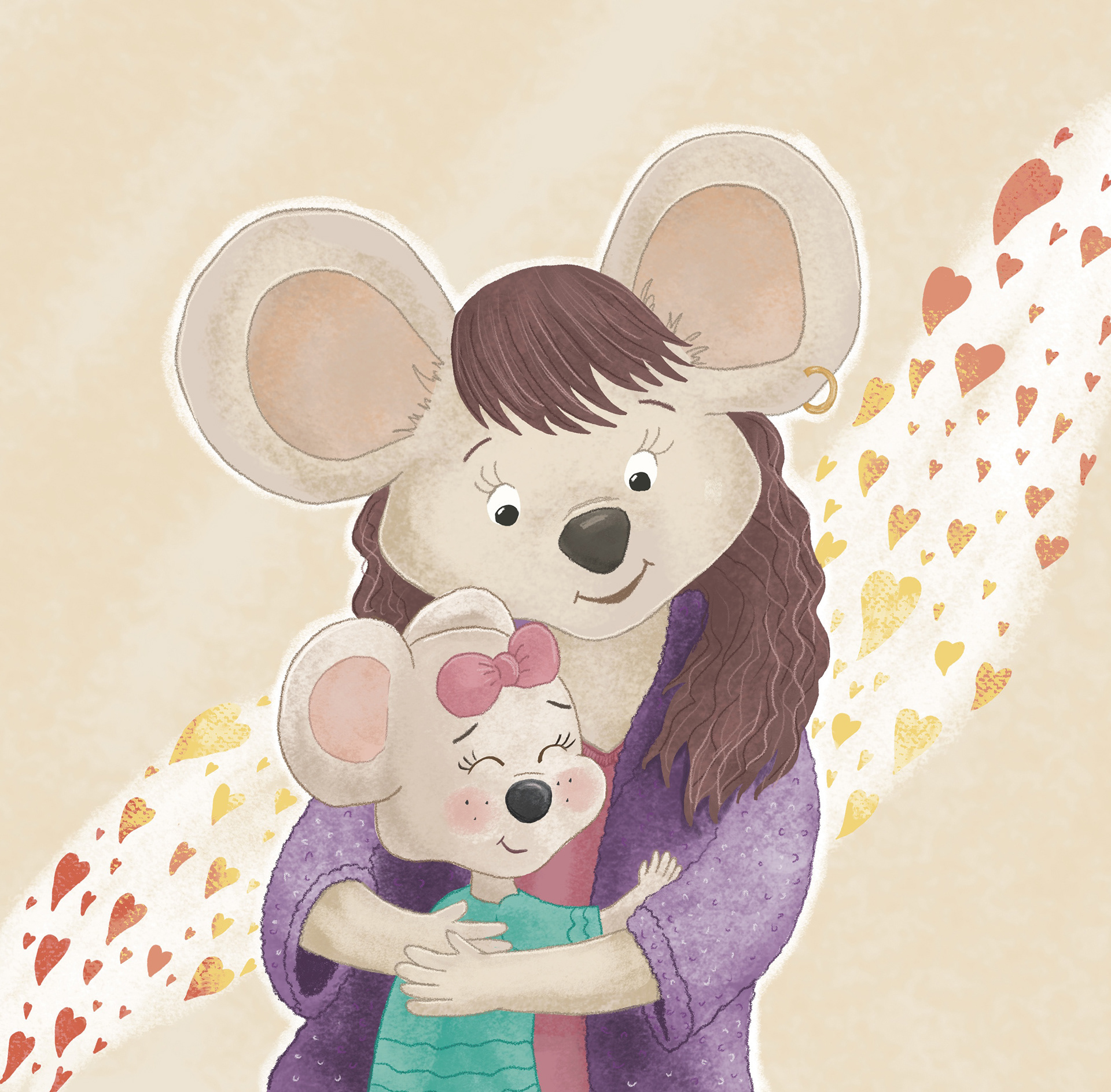 "Mysia Dagisia i wyjątkowe stopy" ilustracje Kama Towcik