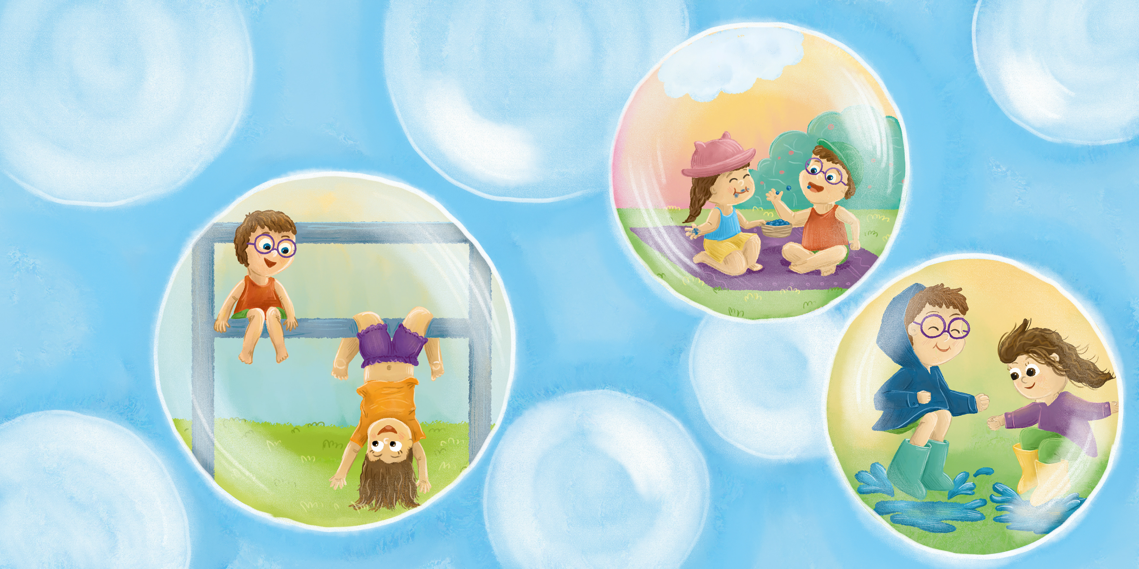 "Bruno i tajemniczy świat uczuć" ilustracje Kama Towcik