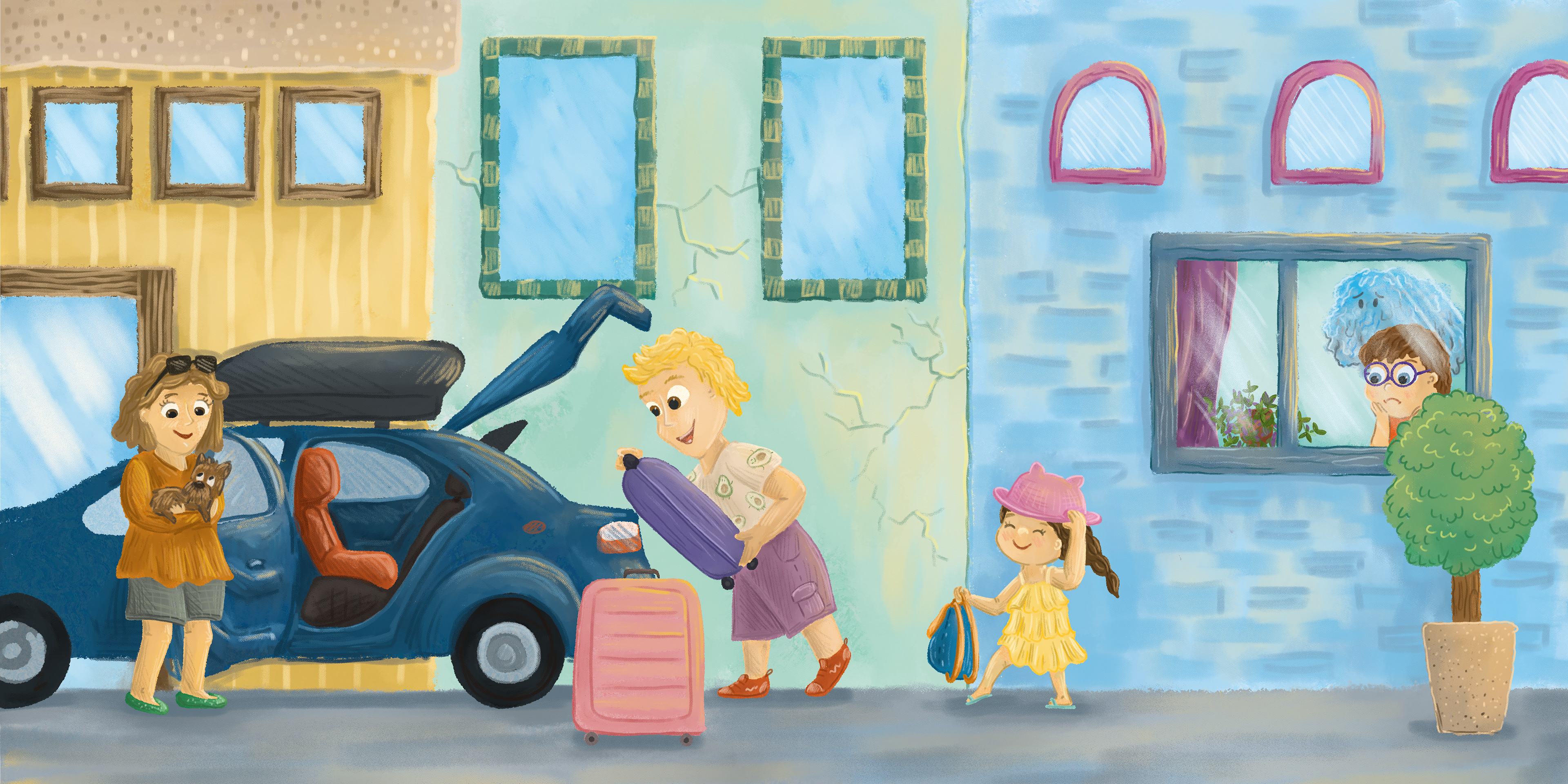 "Bruno i tajemniczy świat uczuć" ilustracje Kama Towcik