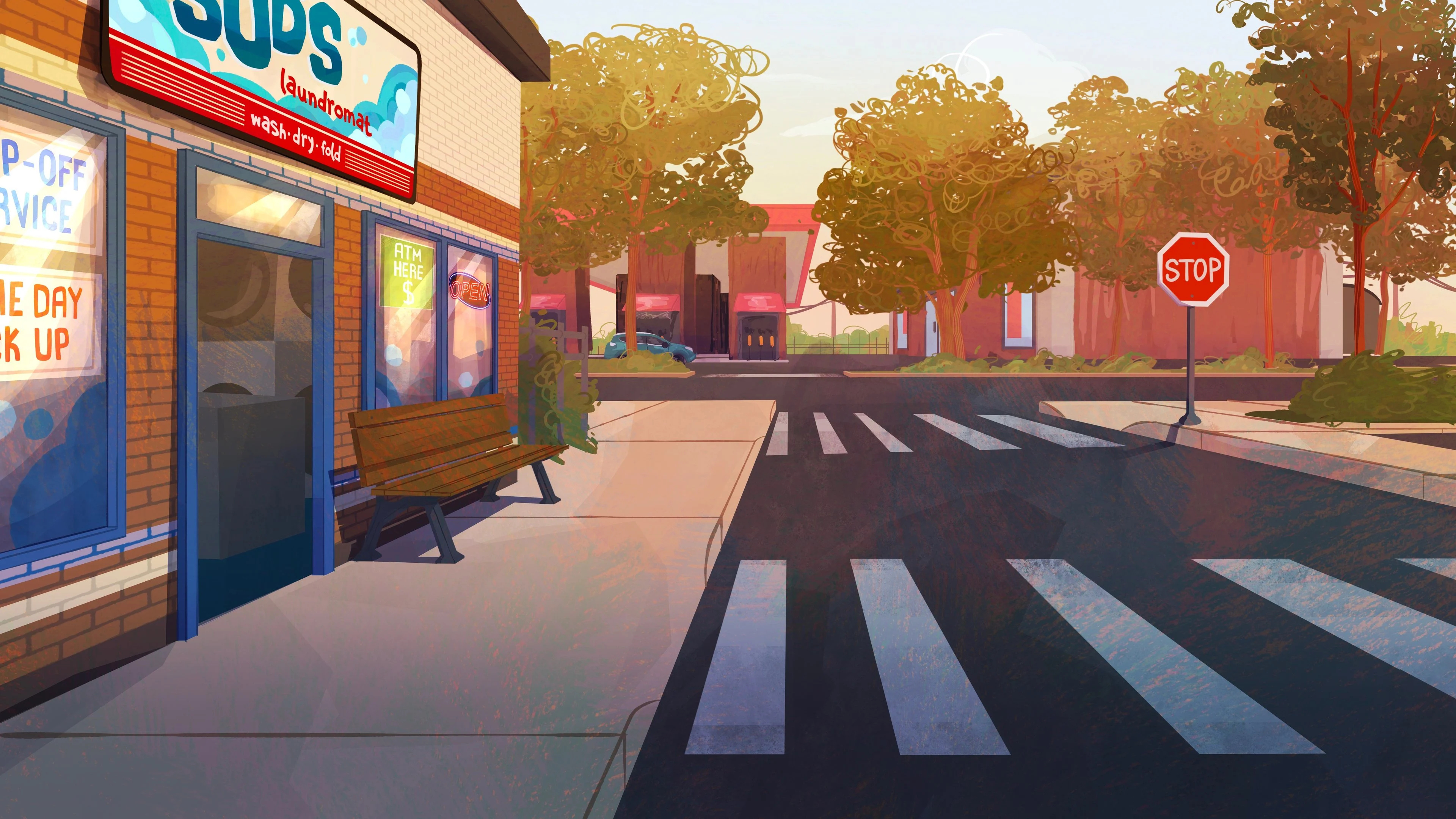 Laundromat, 2024  I fully rendered and created the layout for the second shot in the short film "Frankie". Inserted assets by Alex Suarez.